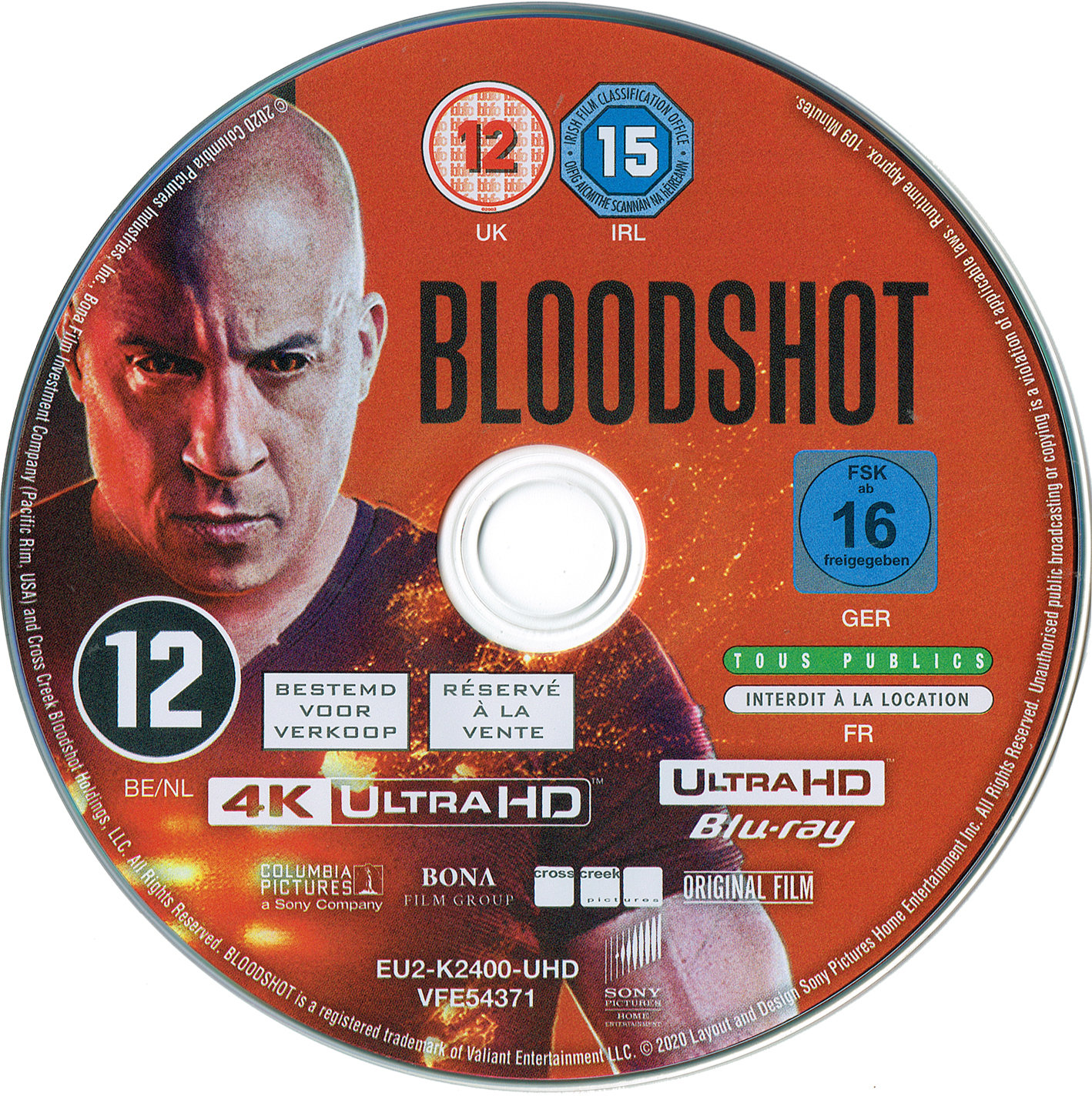 Bloodshot 2020 4K (BLU-RAY)