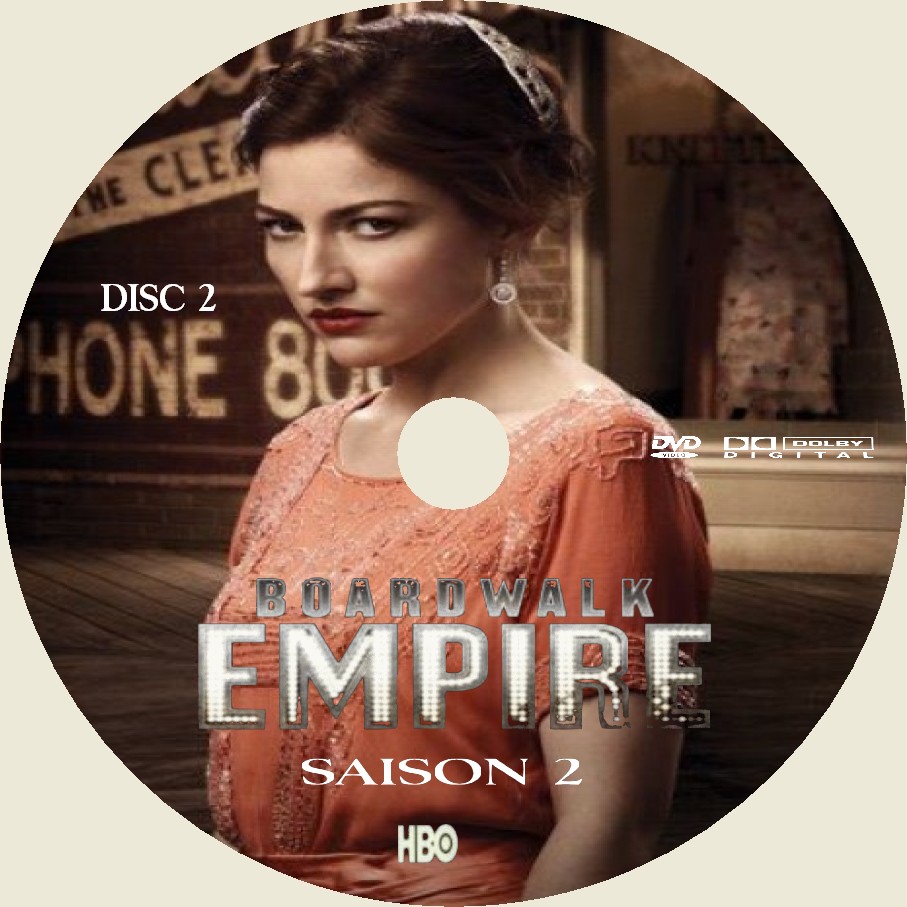 Boardwalk Empire Saison 2 DISC 2 custom
