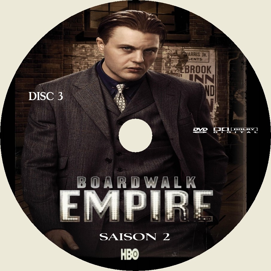 Boardwalk Empire Saison 2 DISC 3 custom