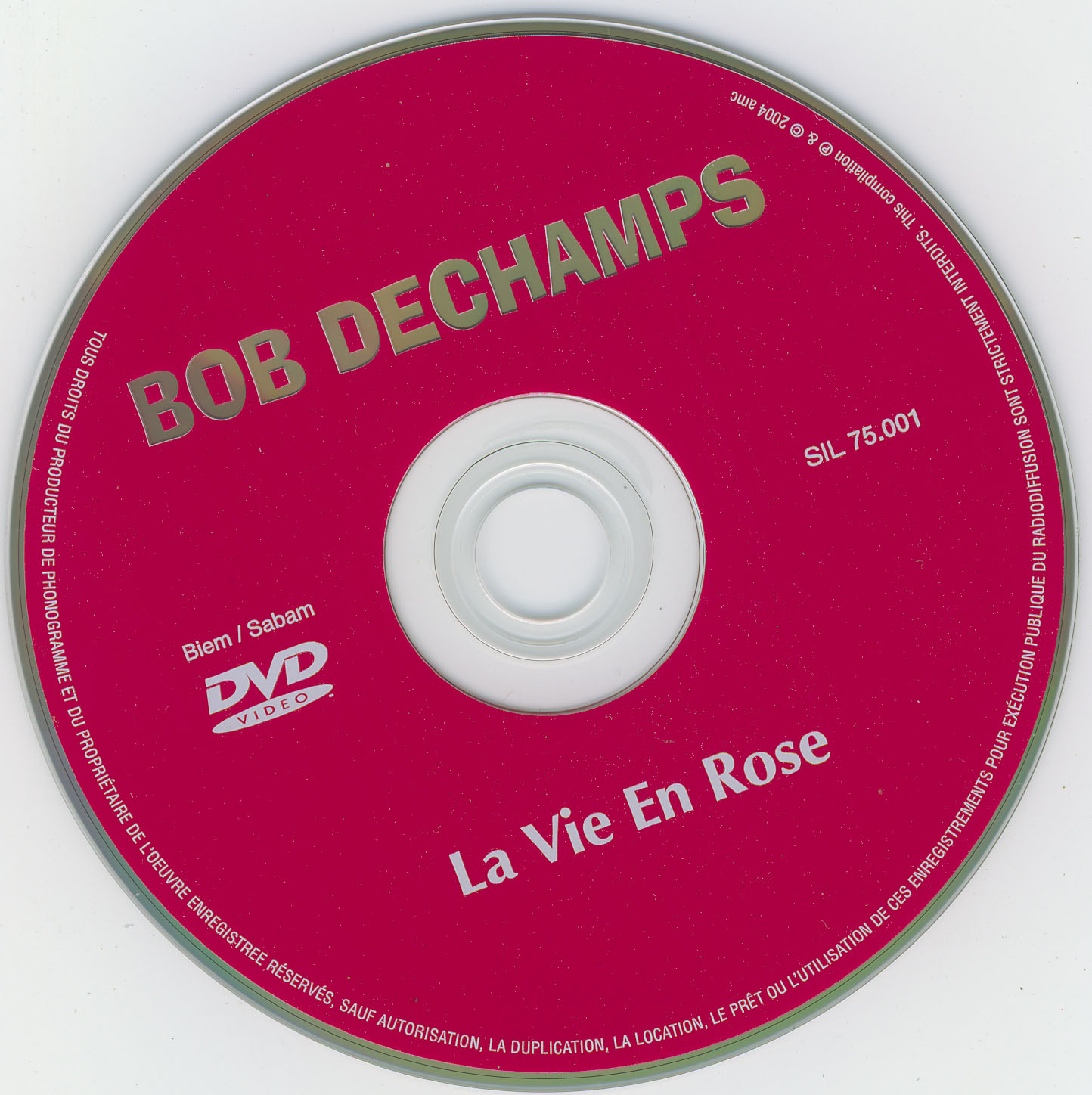 Bob Dechamps  La vie en rose