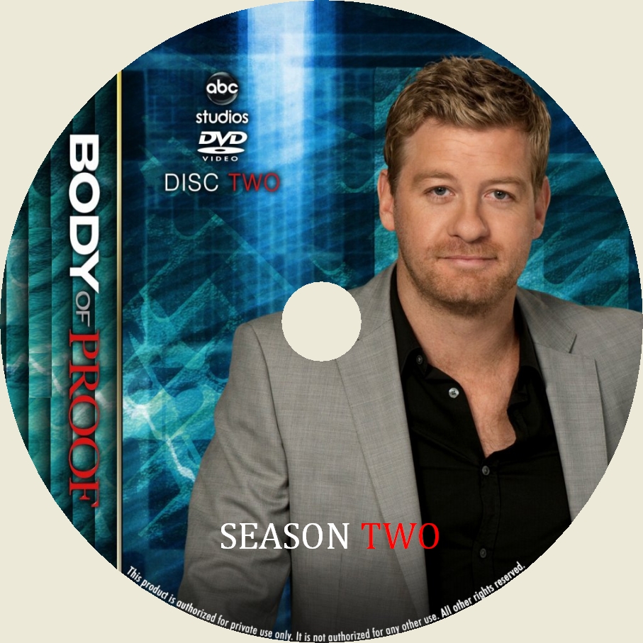 Body Of Proof saison 2 DISC 2 custom