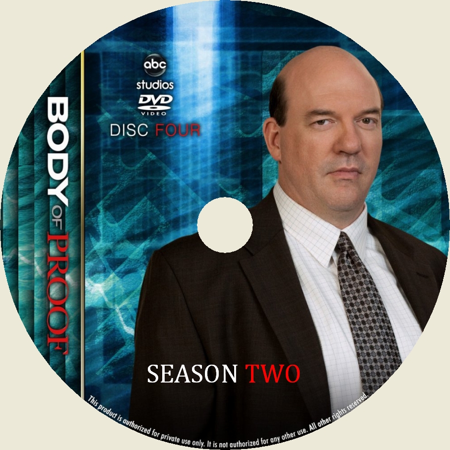 Body Of Proof saison 2 DISC 4 custom