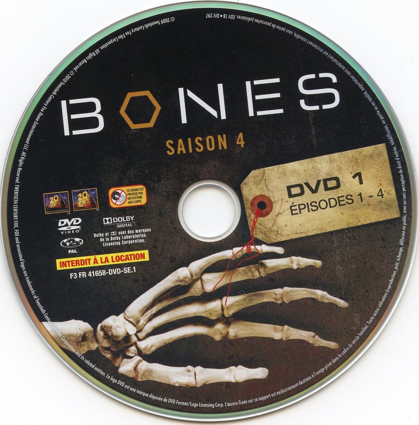 Bones Saison 4 DVD 1