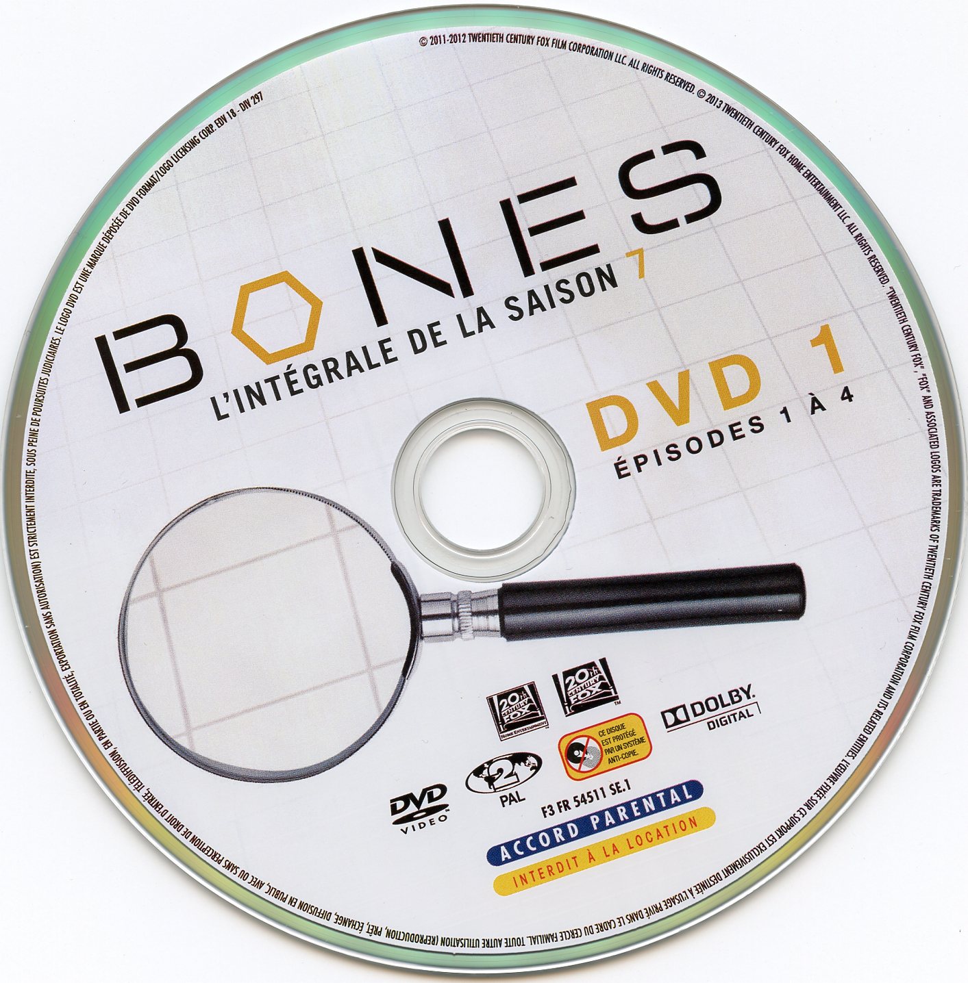 Bones Saison 7 DVD 1