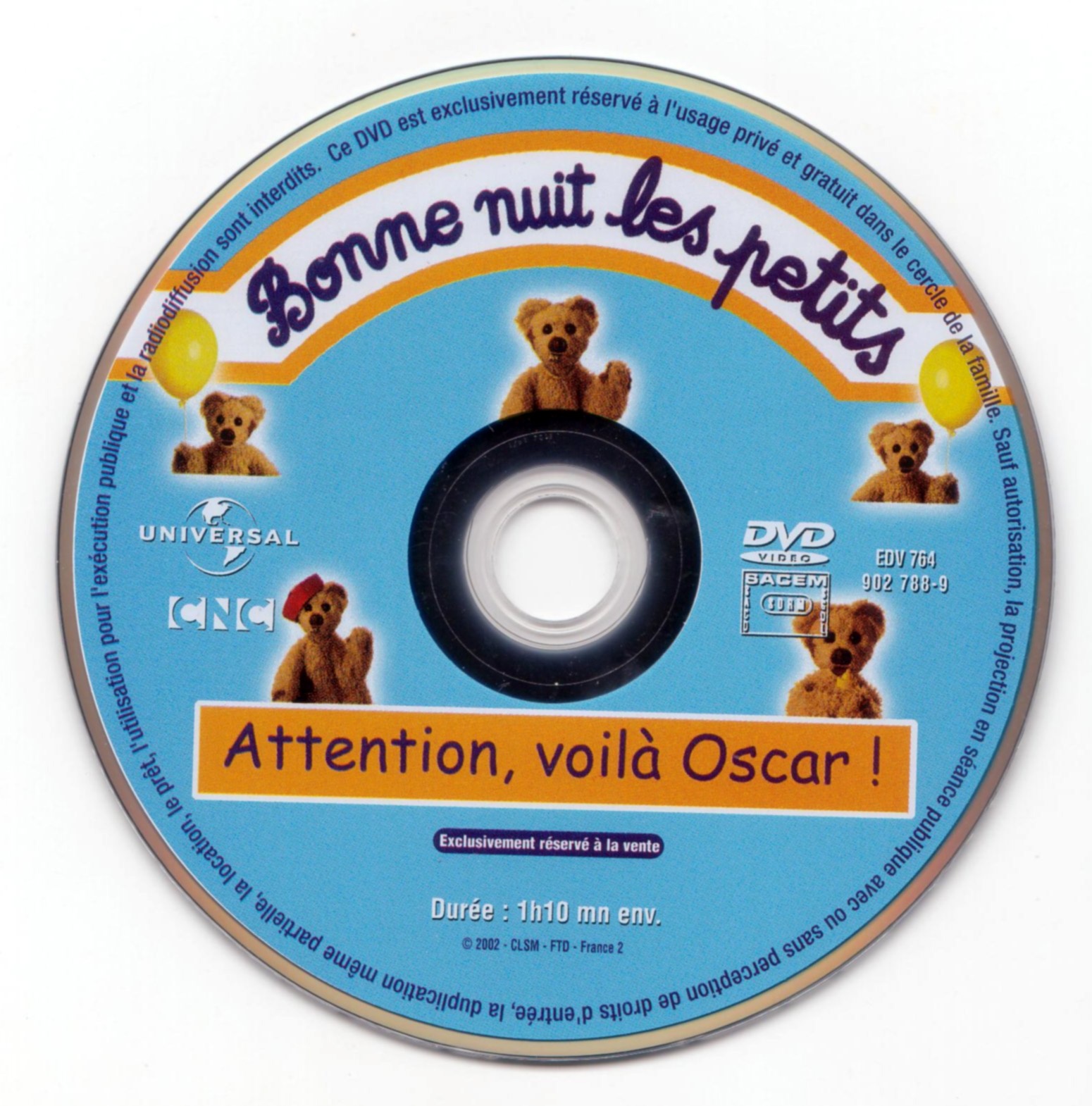 Bonne nuit les petits - attention voila oscar