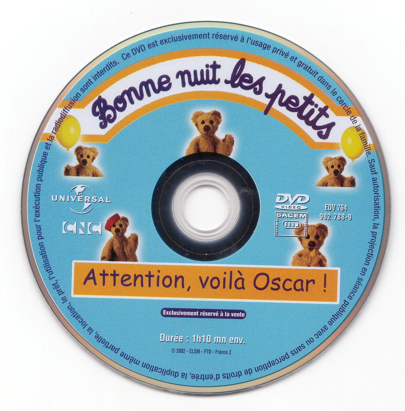 Bonnes nuits les petits - attention voila oscar