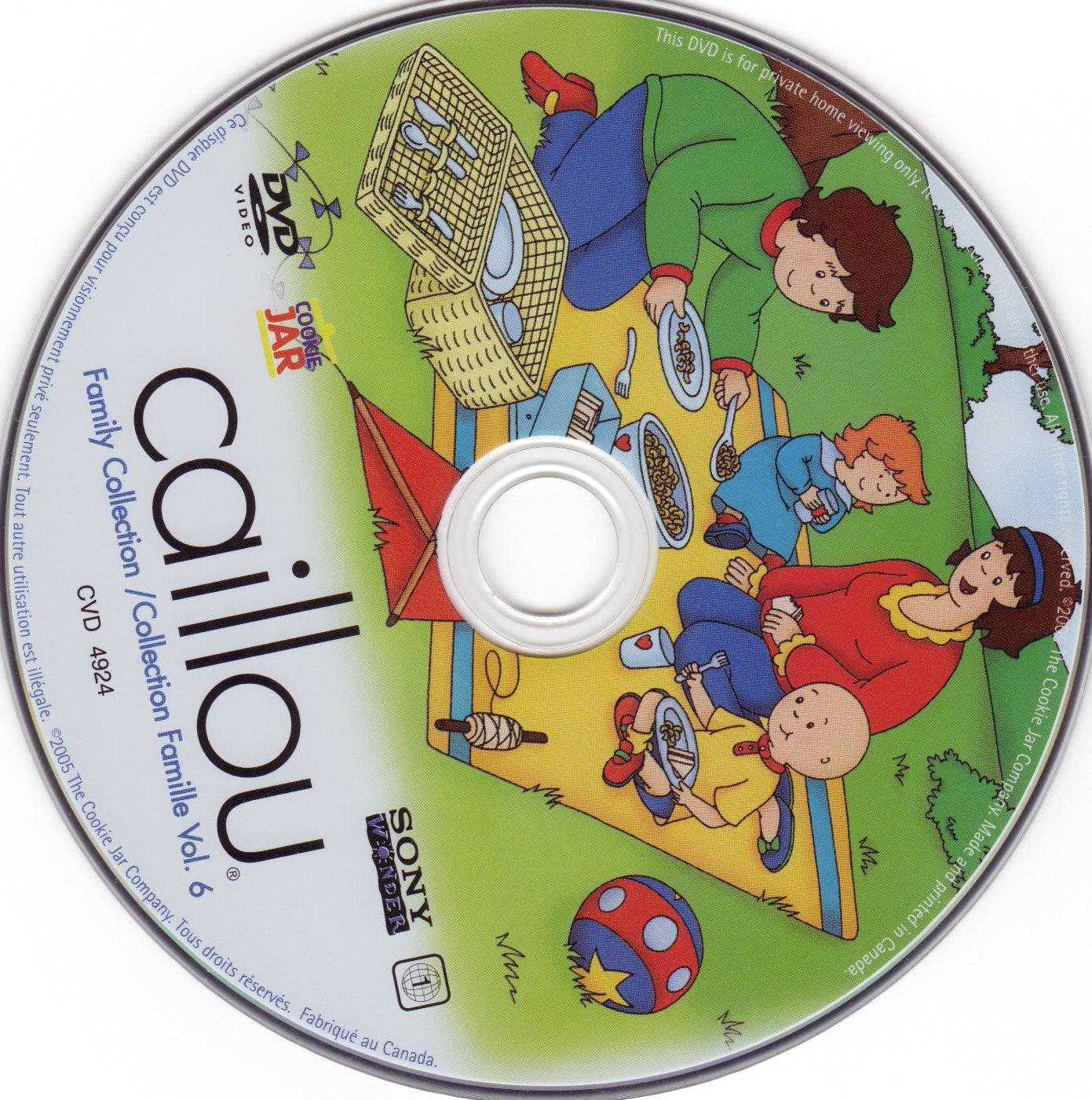 Caillou collection famille vol 6