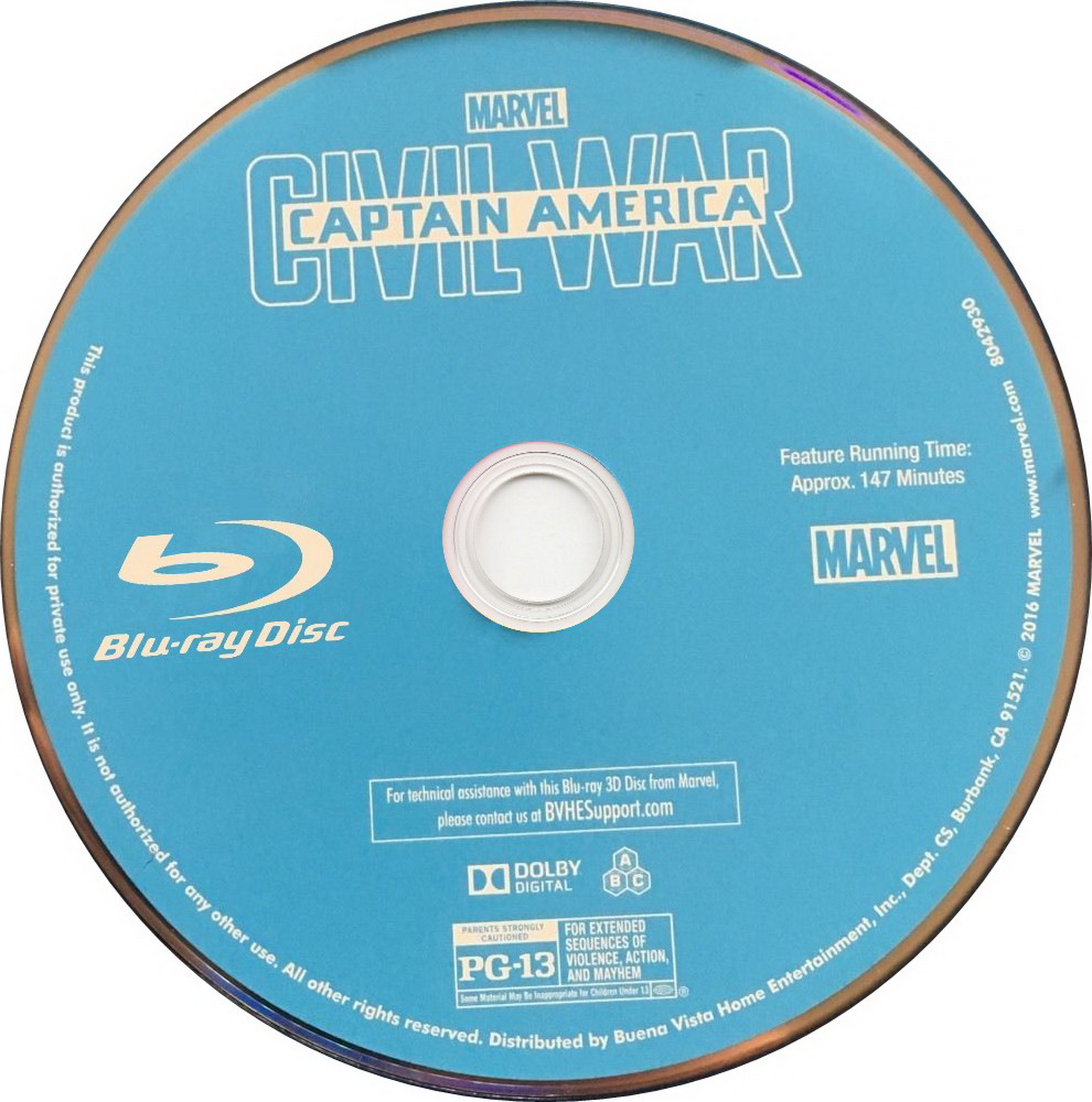 Captain America: Civil War (BLU-RAY)