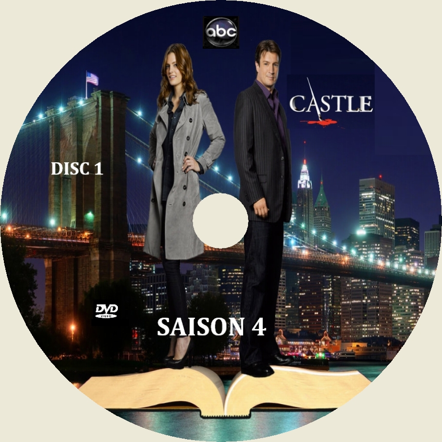 Castle saison 4 DVD 1 custom