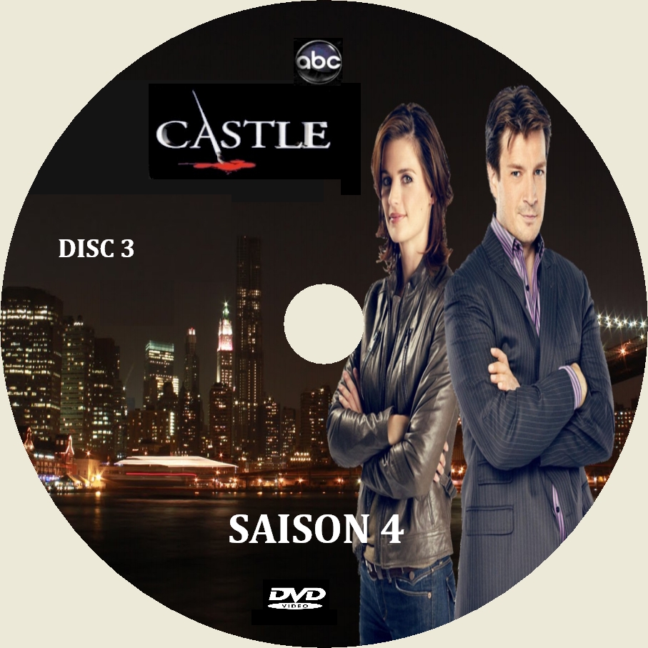 Castle saison 4 DVD 3 custom