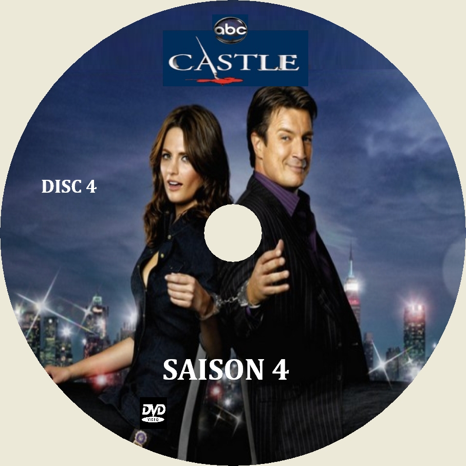 Castle saison 4 DVD 4 custom