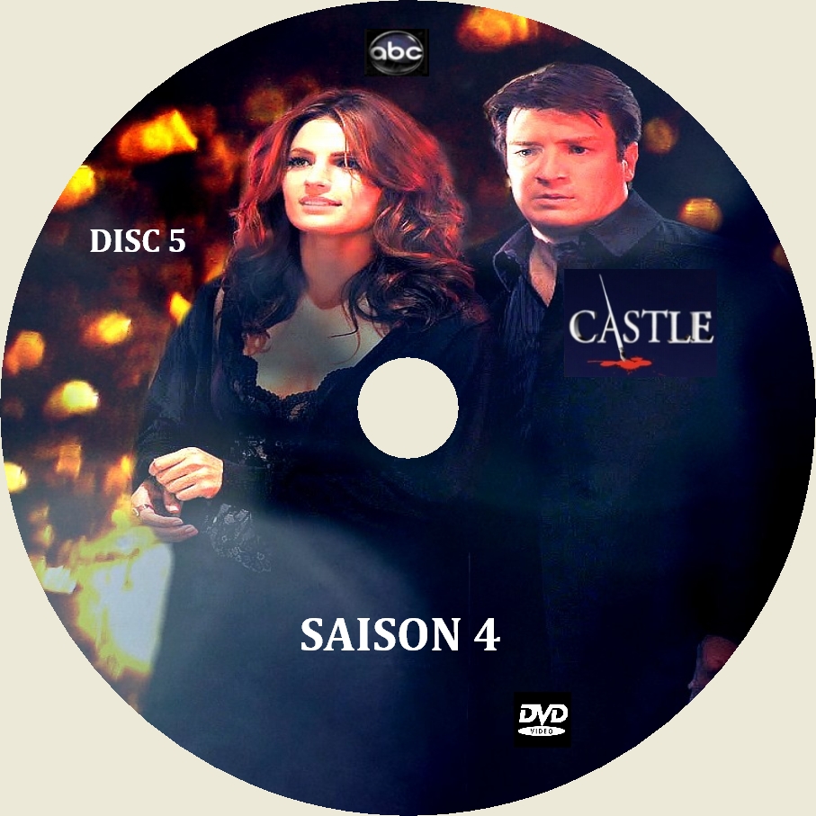 Castle saison 4 DVD 5 custom