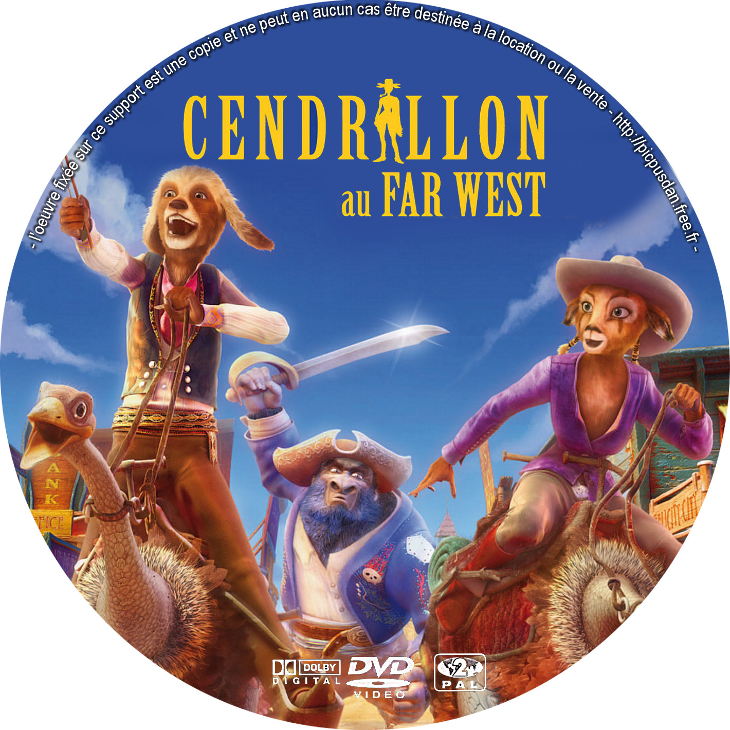 Cendrillon au Far West custom