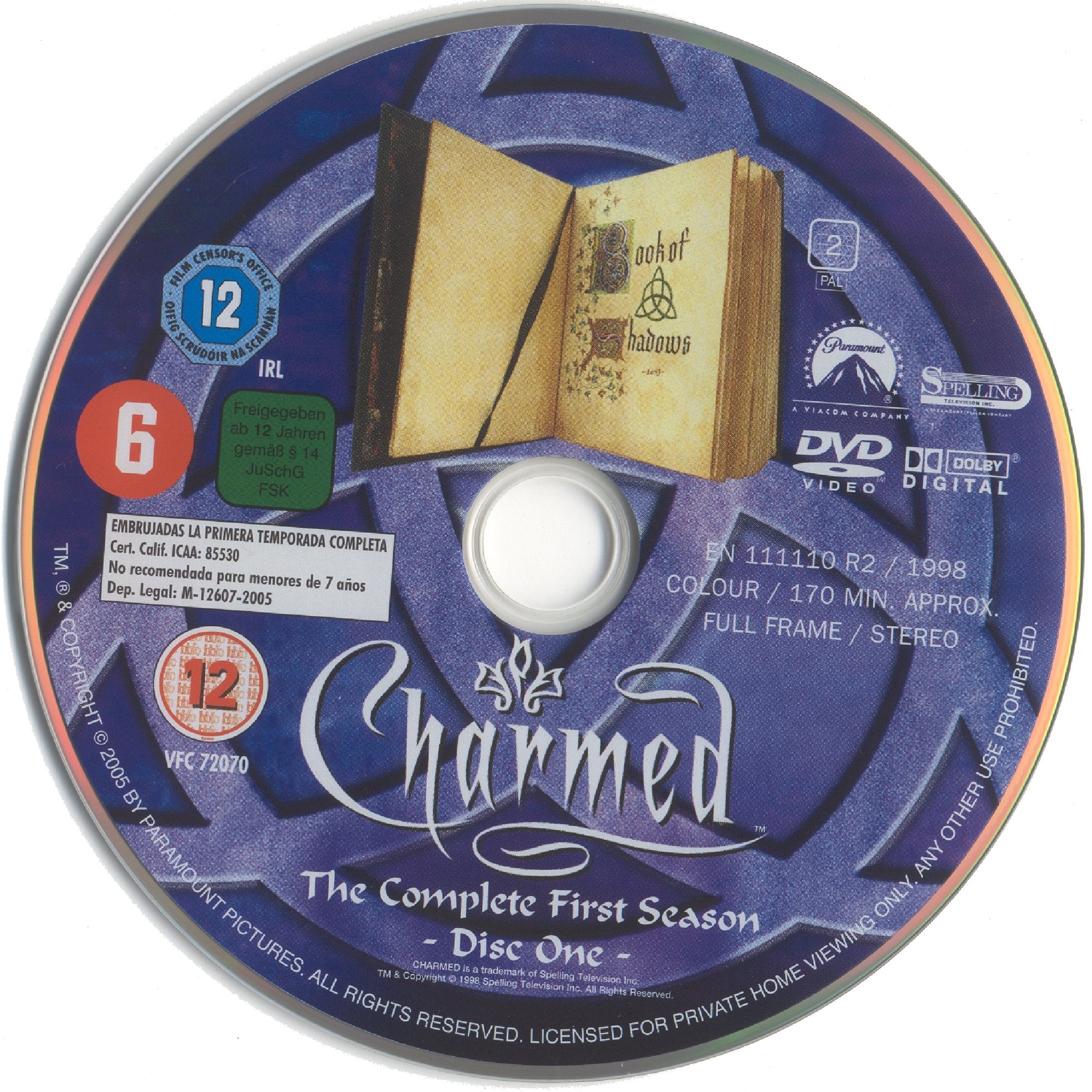 Charmed Saison 1 dvd 1