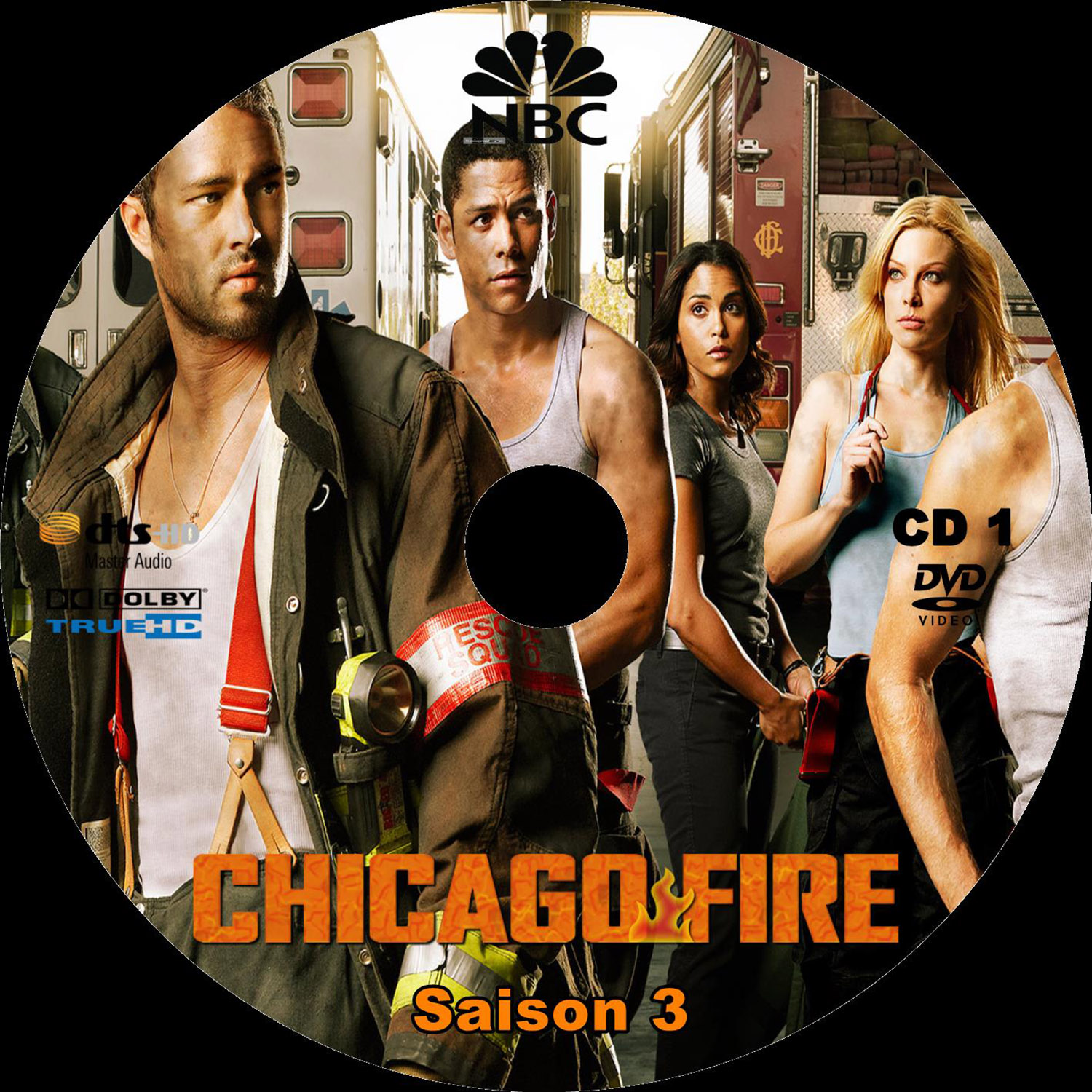 Chicago fire saison 3 DISC 1 custom