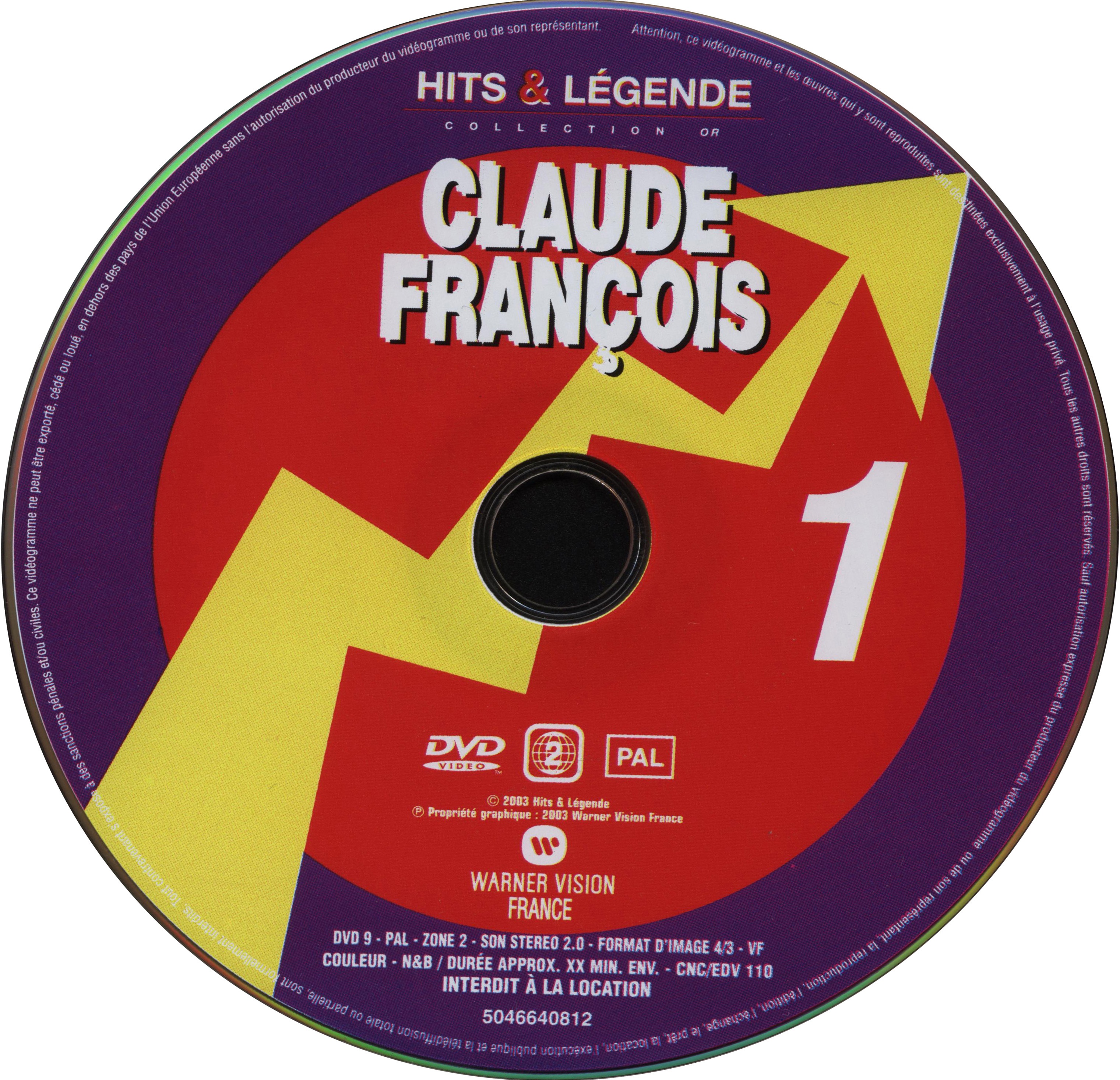 Claude Francois Hits et Legendes vol 1