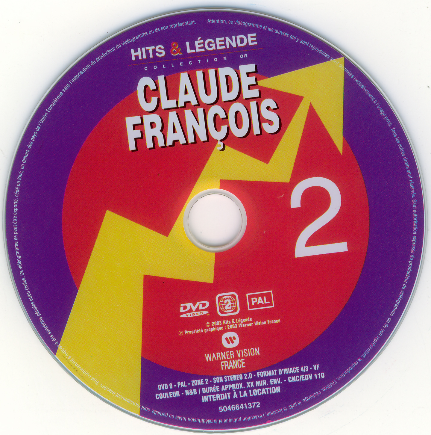 Claude Francois Hits et Legendes vol 2
