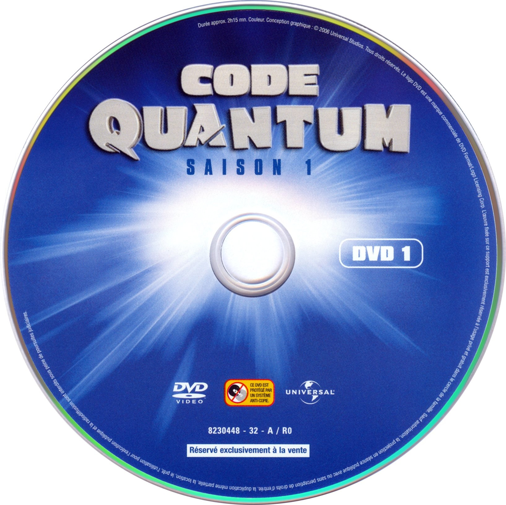 Code Quantum Saison 1 DVD1