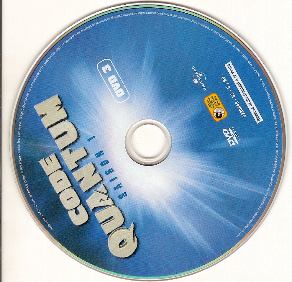 Code Quantum Saison 1 DVD 3
