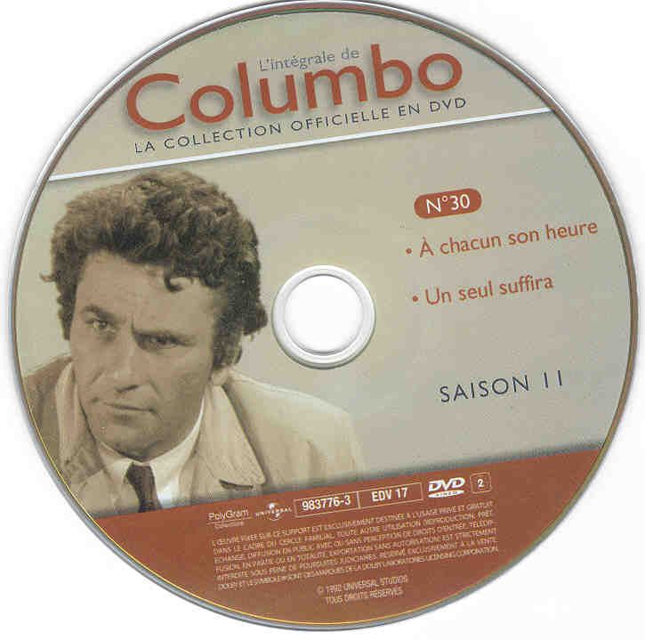 Columbo Saison 11 dvd 30