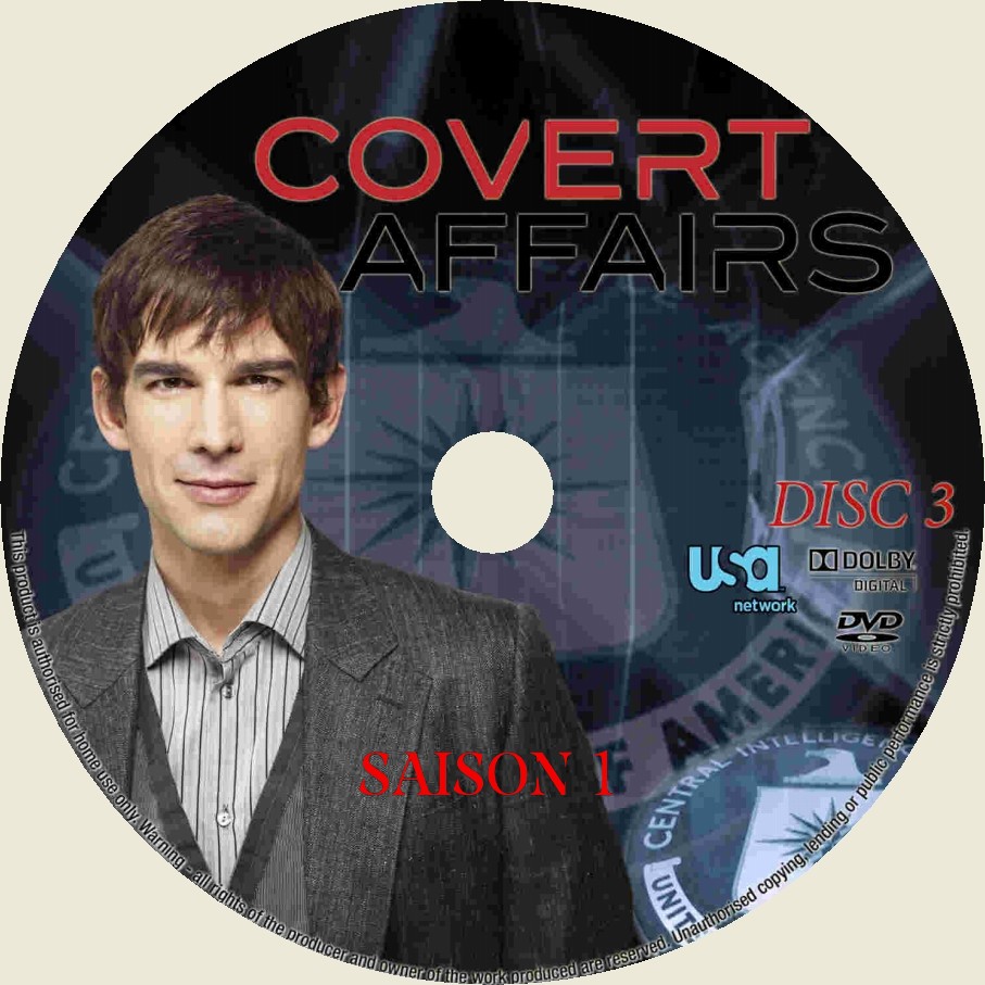 Covert Affairs Saison 1 DISC 3