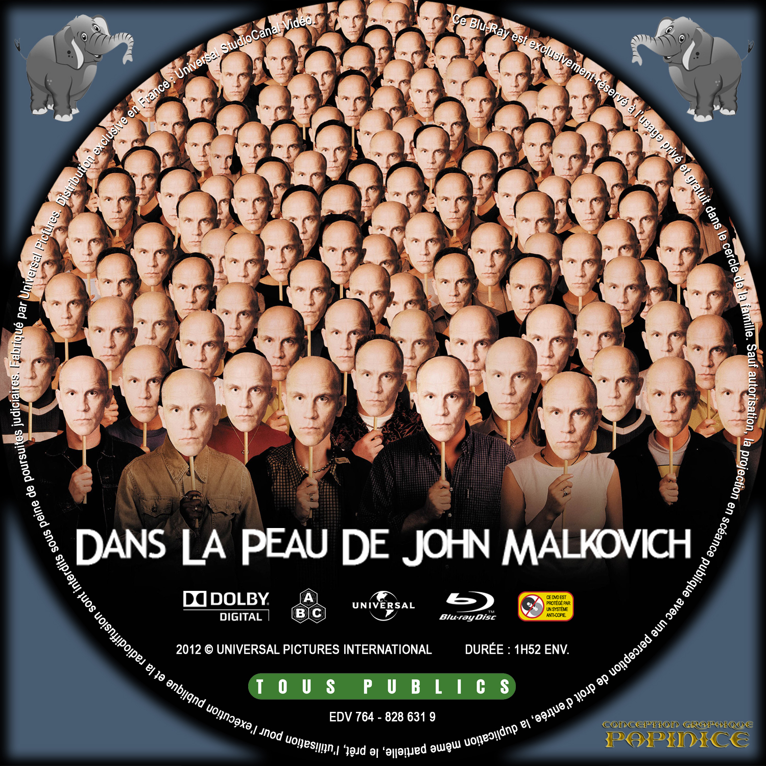 Dans la peau de John Malkovich custom (BLU-RAY)