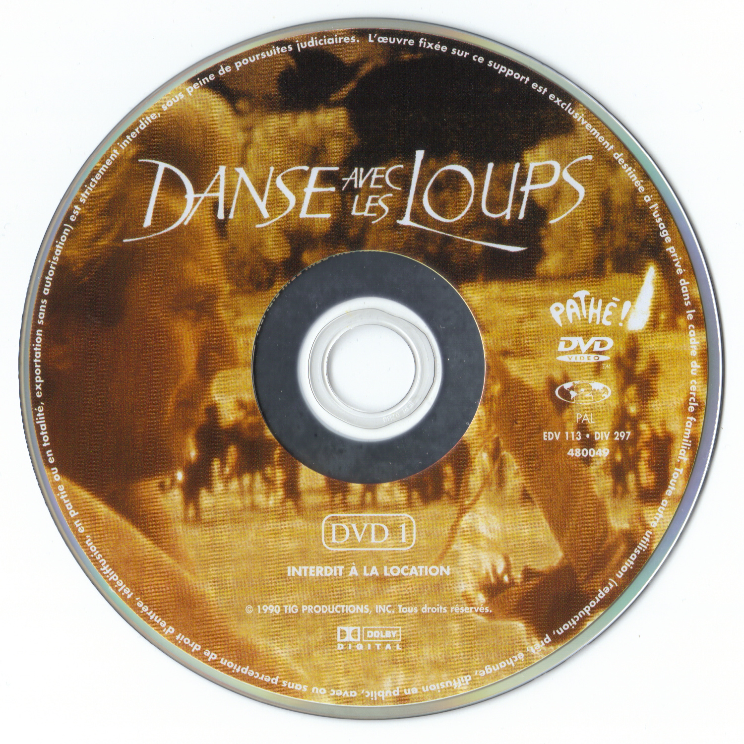 Danse avec les loups DVD 1