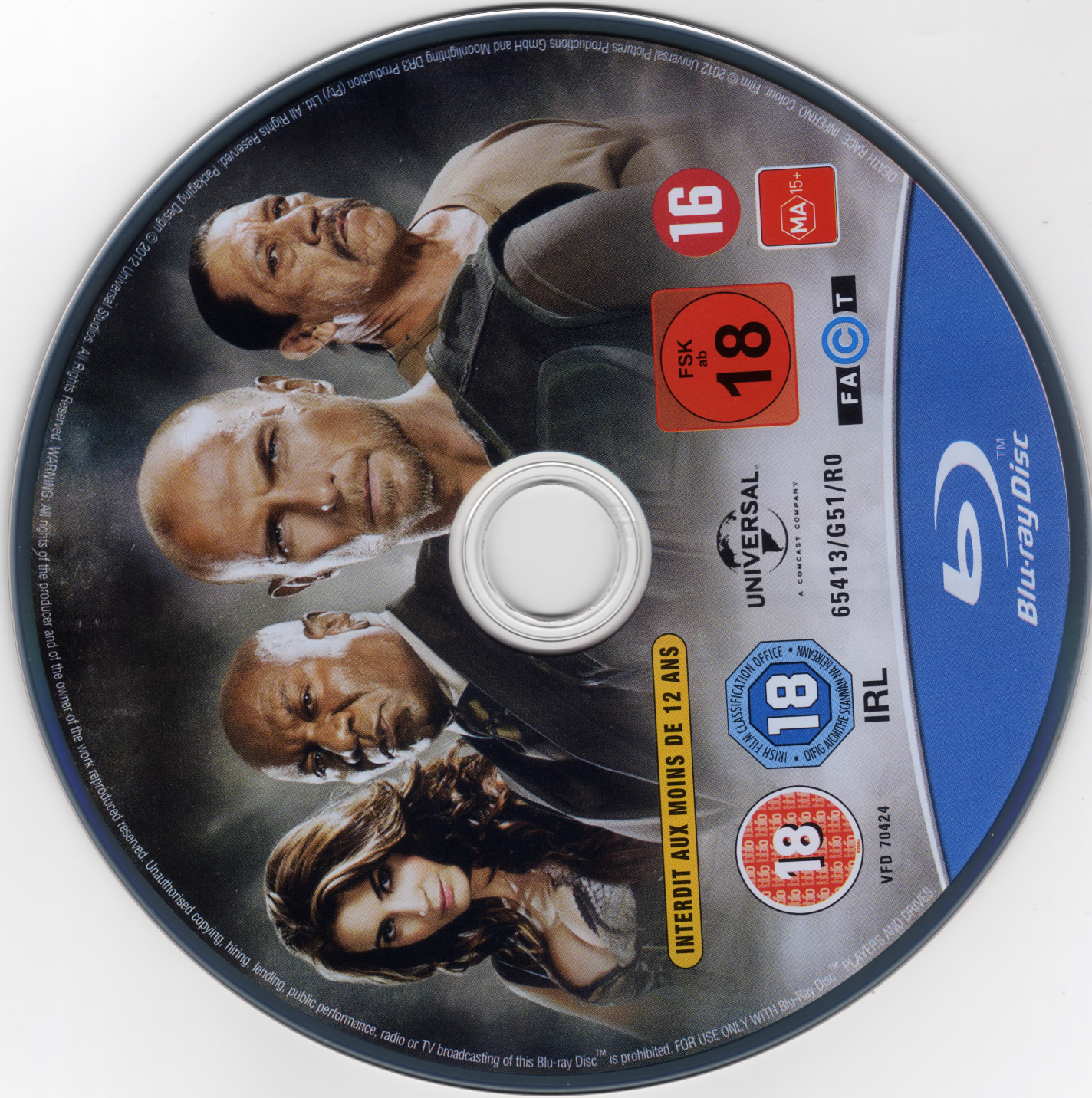 Death Race 3 Inferno (BLU-RAY)