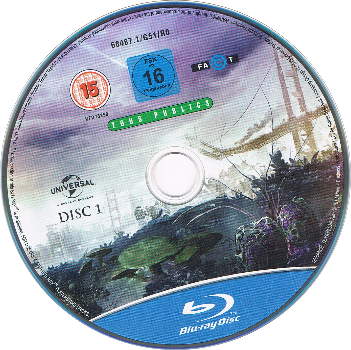 Defiance Saison 1 DISC 1 (BLU-RAY)