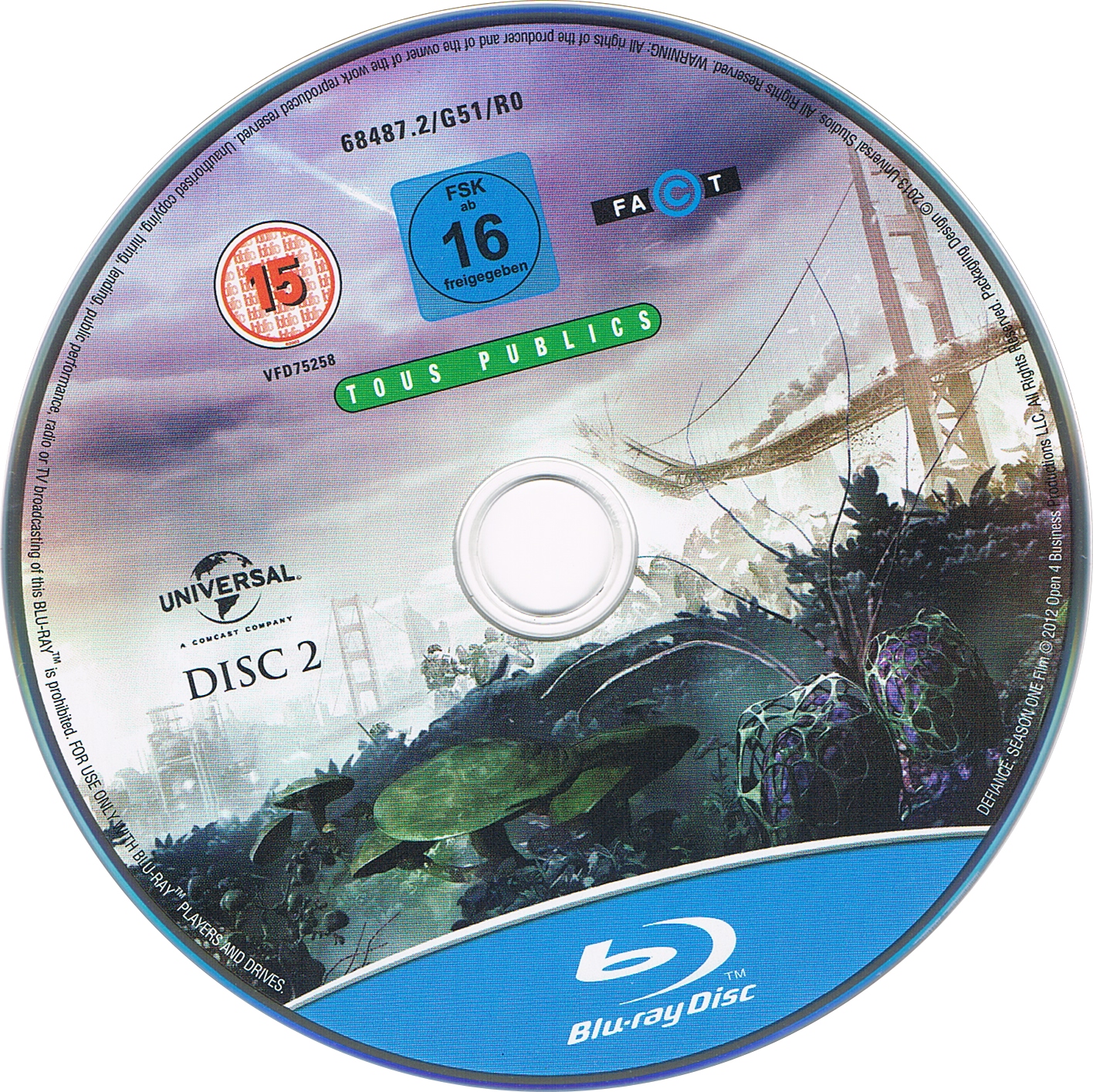 Defiance Saison 1 DISC 2 (BLU-RAY)