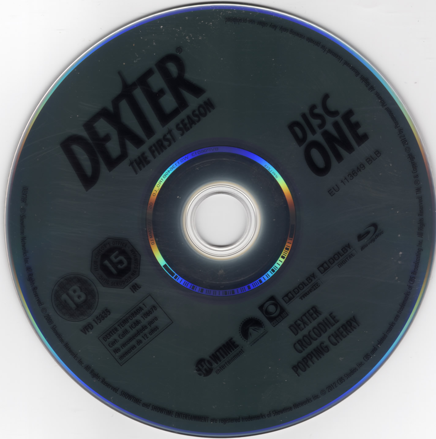 Dexter saison 1 DISC 1 (BLU-RAY)