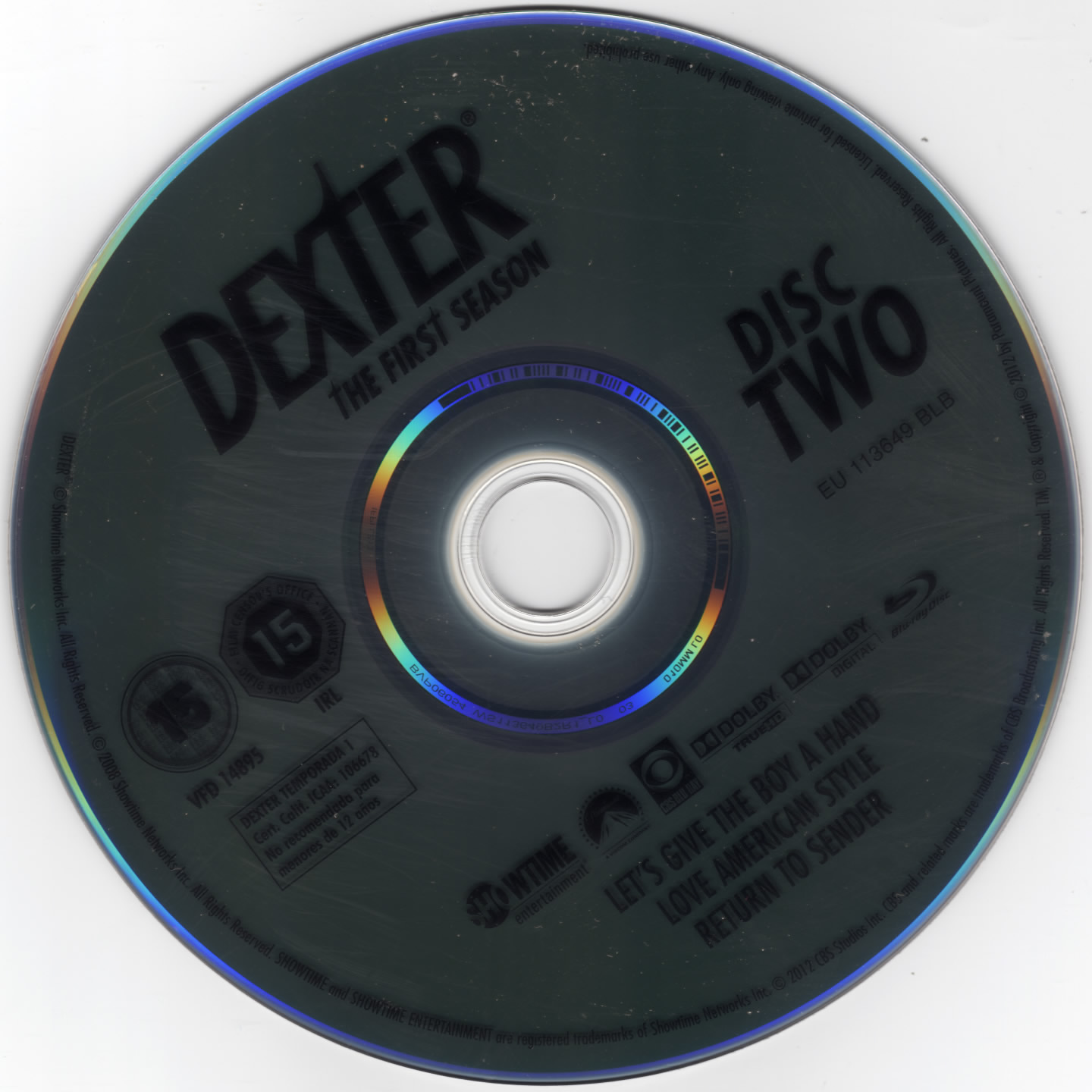 Dexter saison 1 DISC 2 (BLU-RAY)