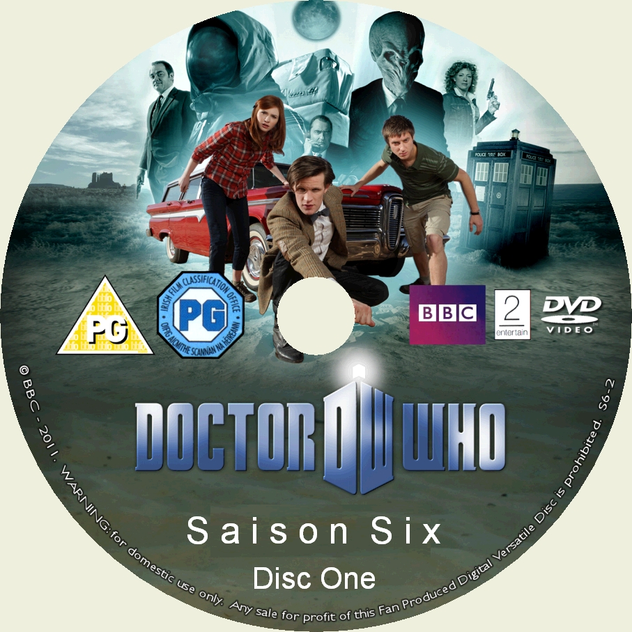Doctor Who Saison 6 DISC 1 custom