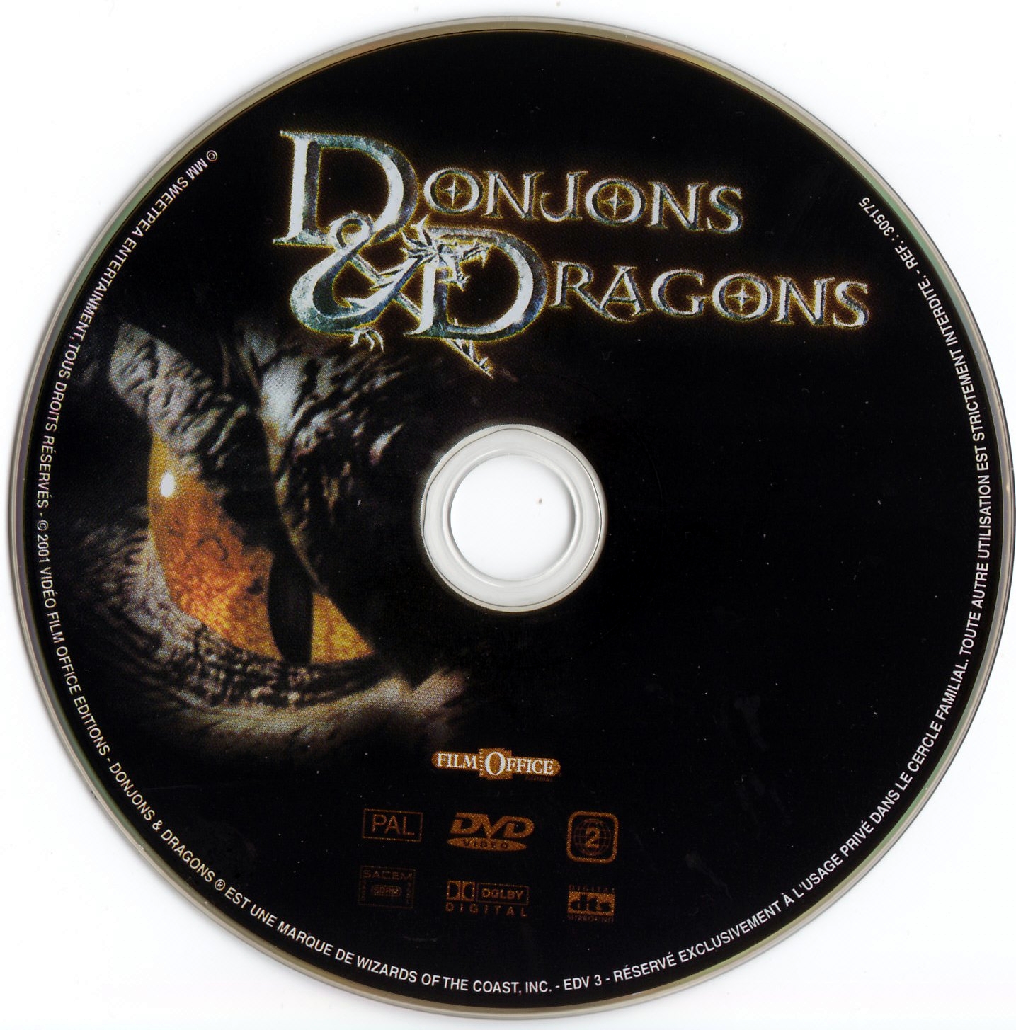Donjons et dragons DISC 1