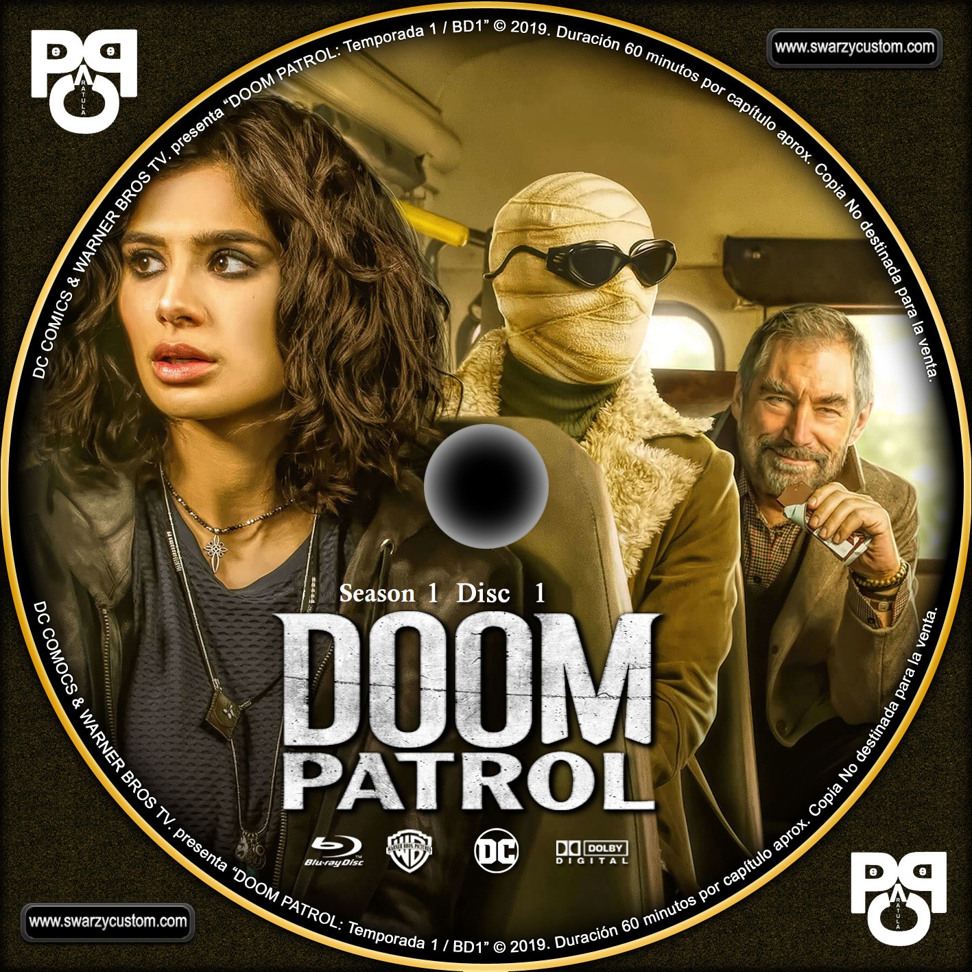 Doom Patrol saison 1 DISC 1 custom (BLU-RAY)