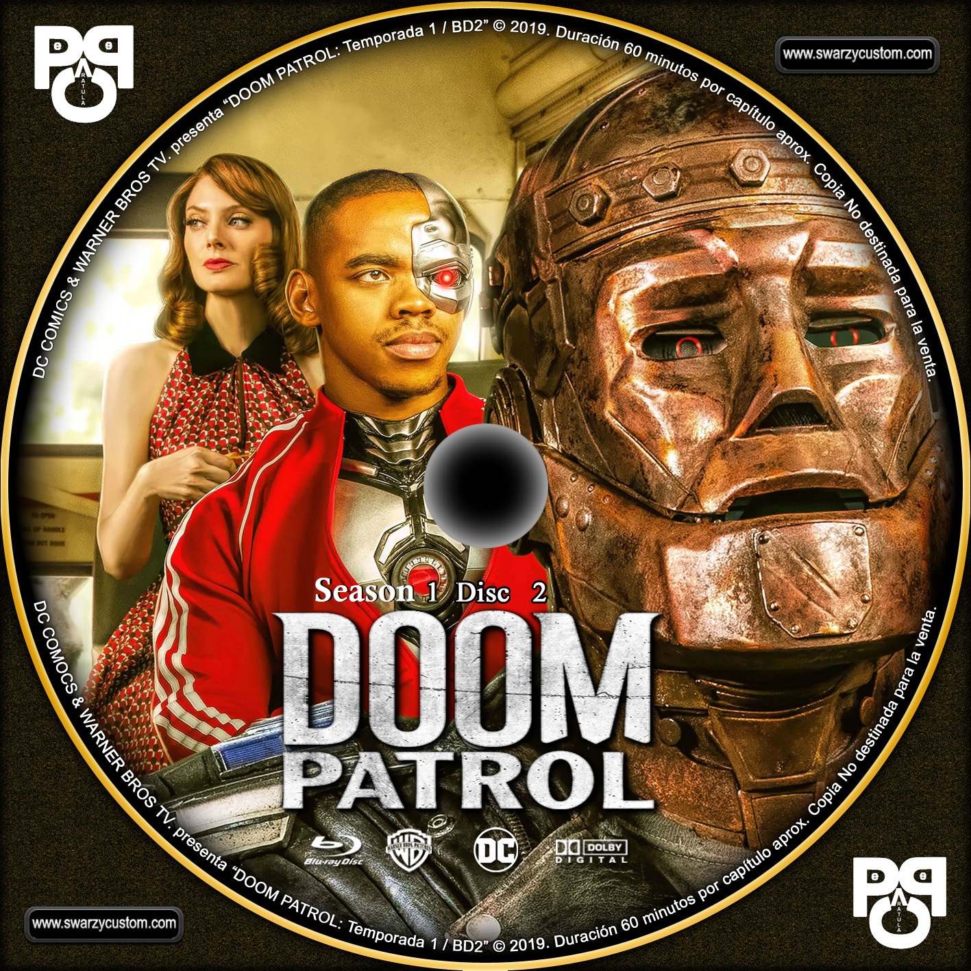 Doom Patrol saison 1 DISC 2 custom (BLU-RAY)