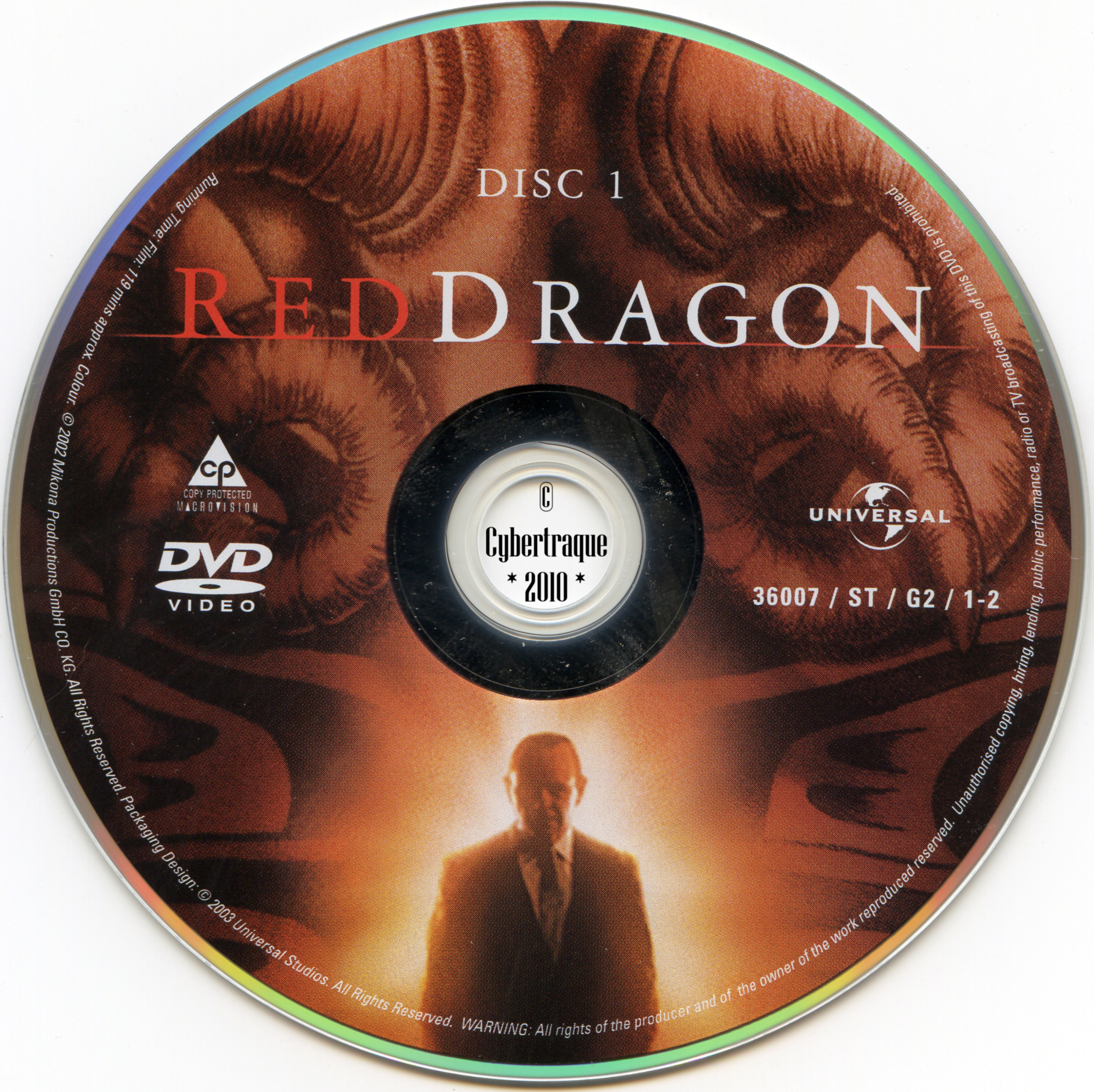 Dragon rouge DISC 1