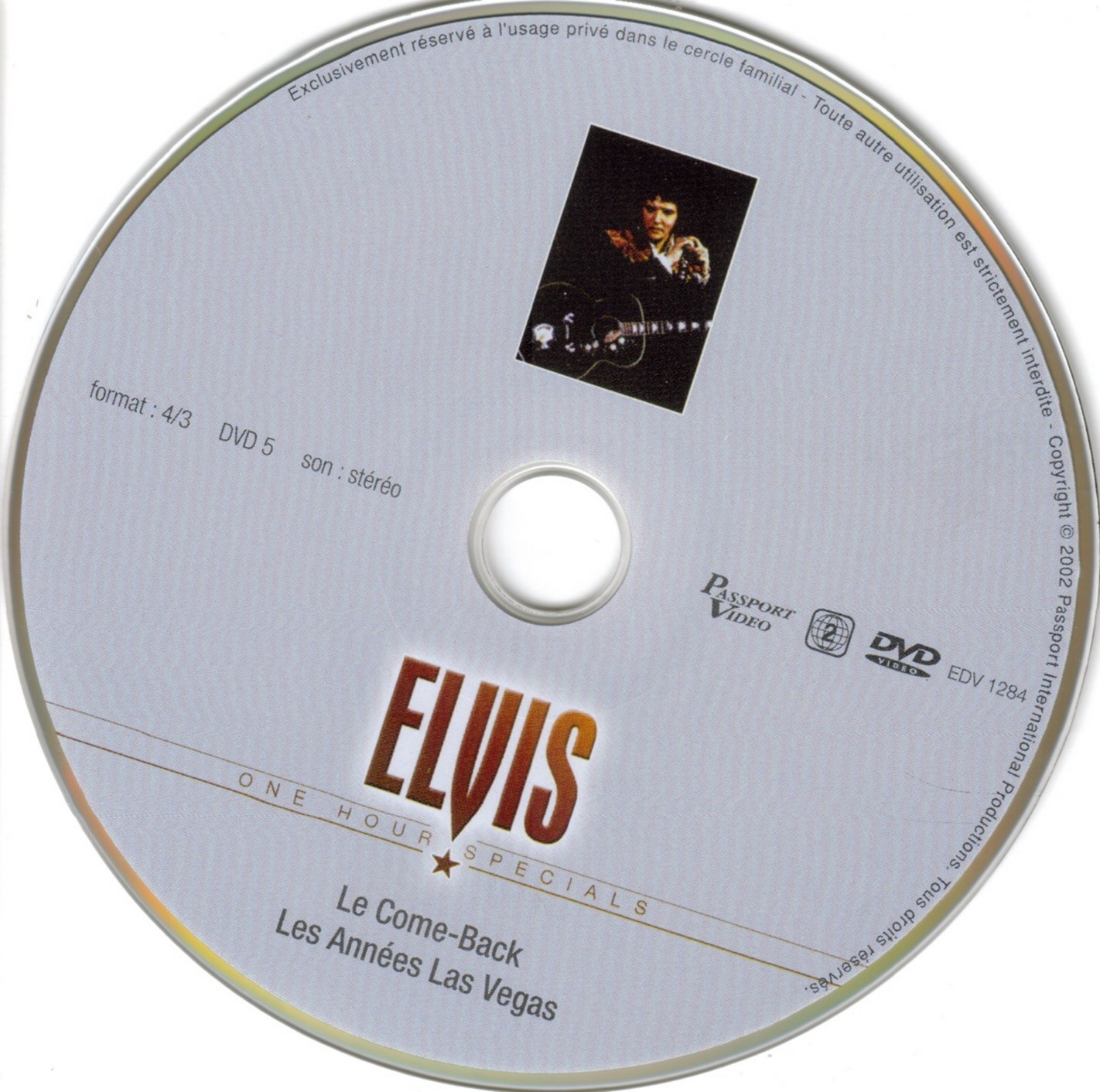 Elvis One hour Specials Le come-back