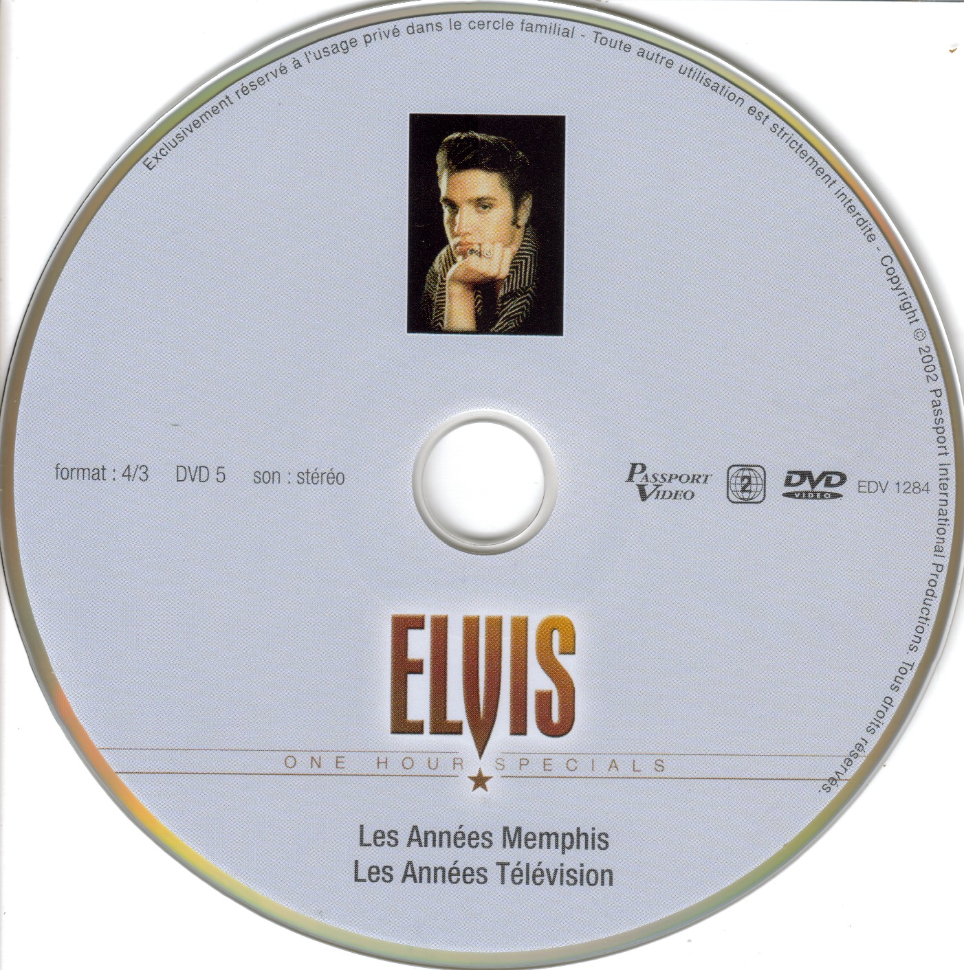 Elvis One hour Specials Les annes Memphis