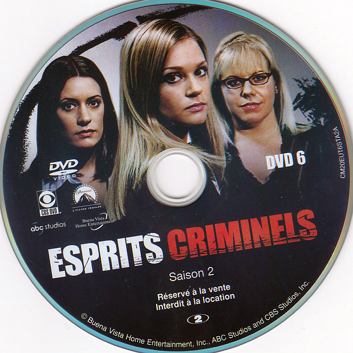 Esprits criminels Saison 2 DISC 6