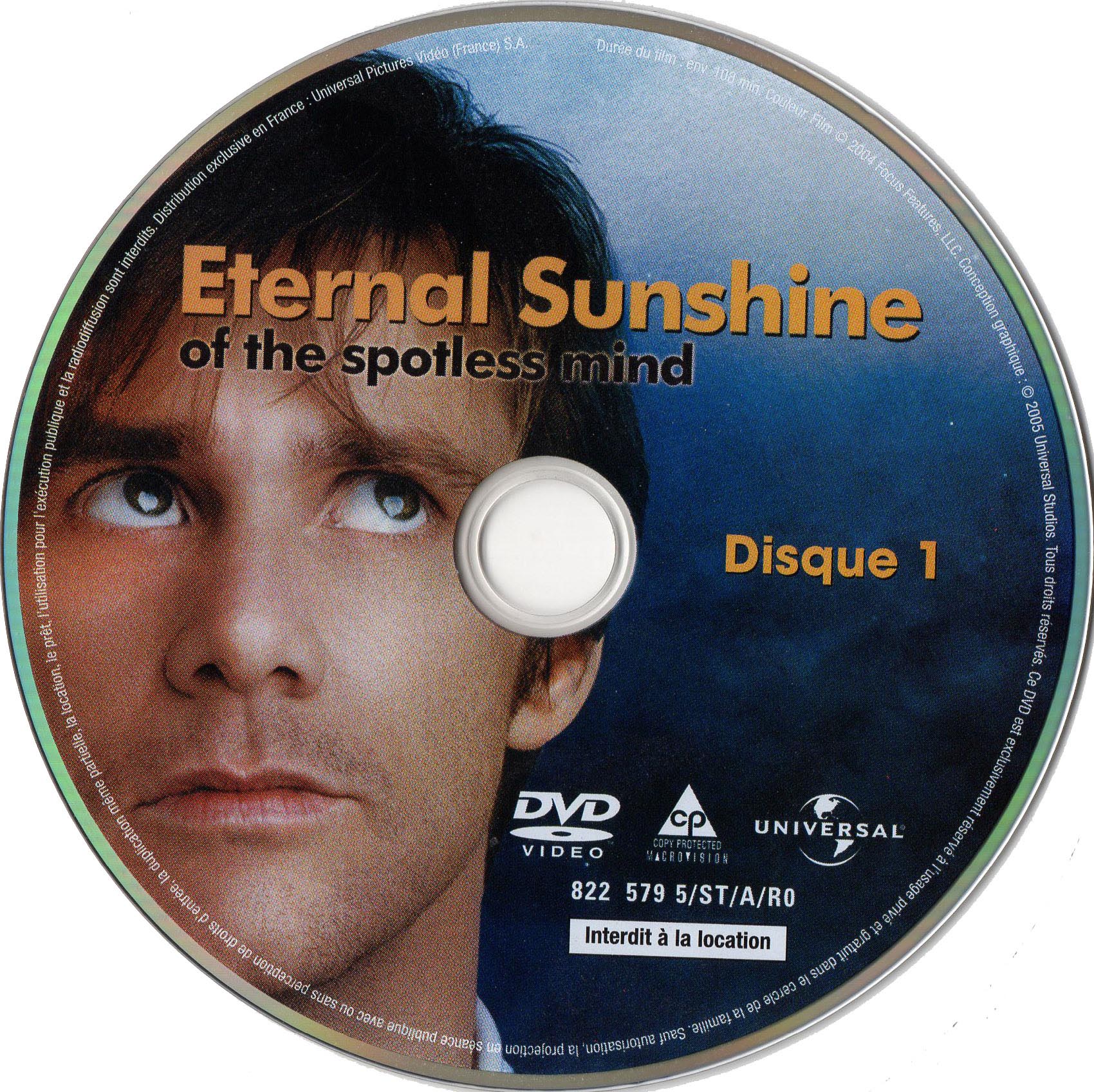 Eternal sunshine of the spotless mind DISC 1
