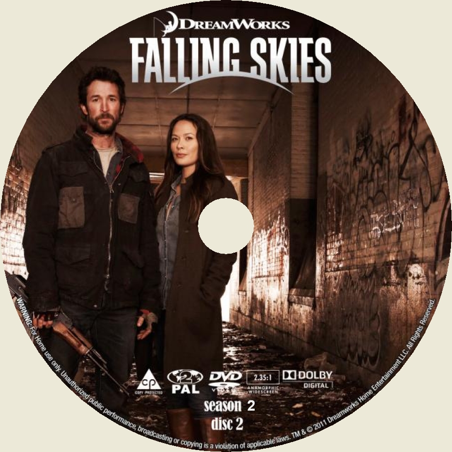 Falling Skies saison 2 DVD 2 custom