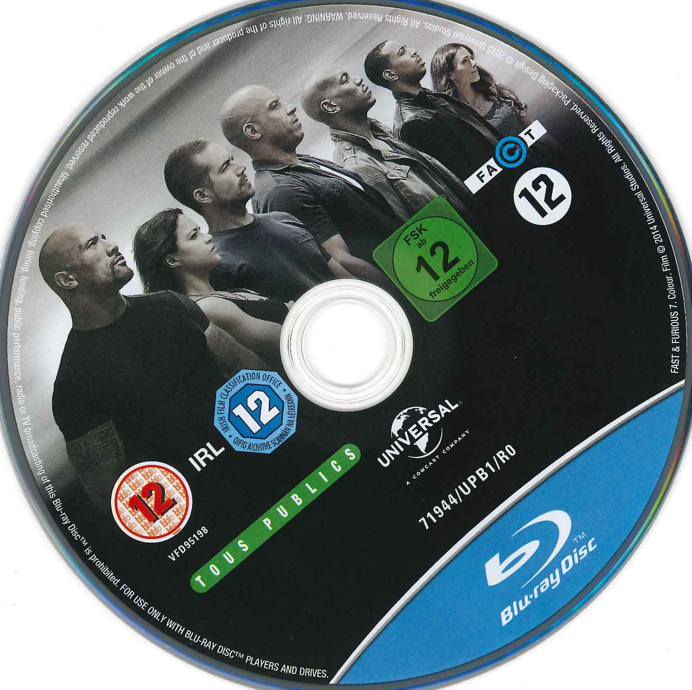 Fast & Furious 7 (BLU-RAY)