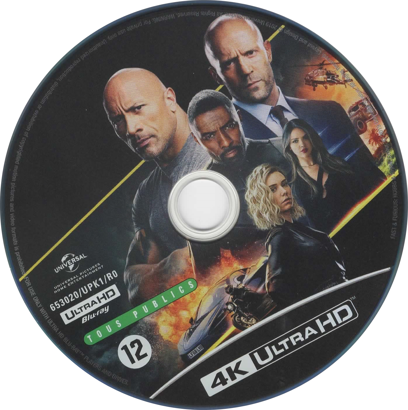 Fast & furious Hobbs & Shaw 4K (BLU-RAY)