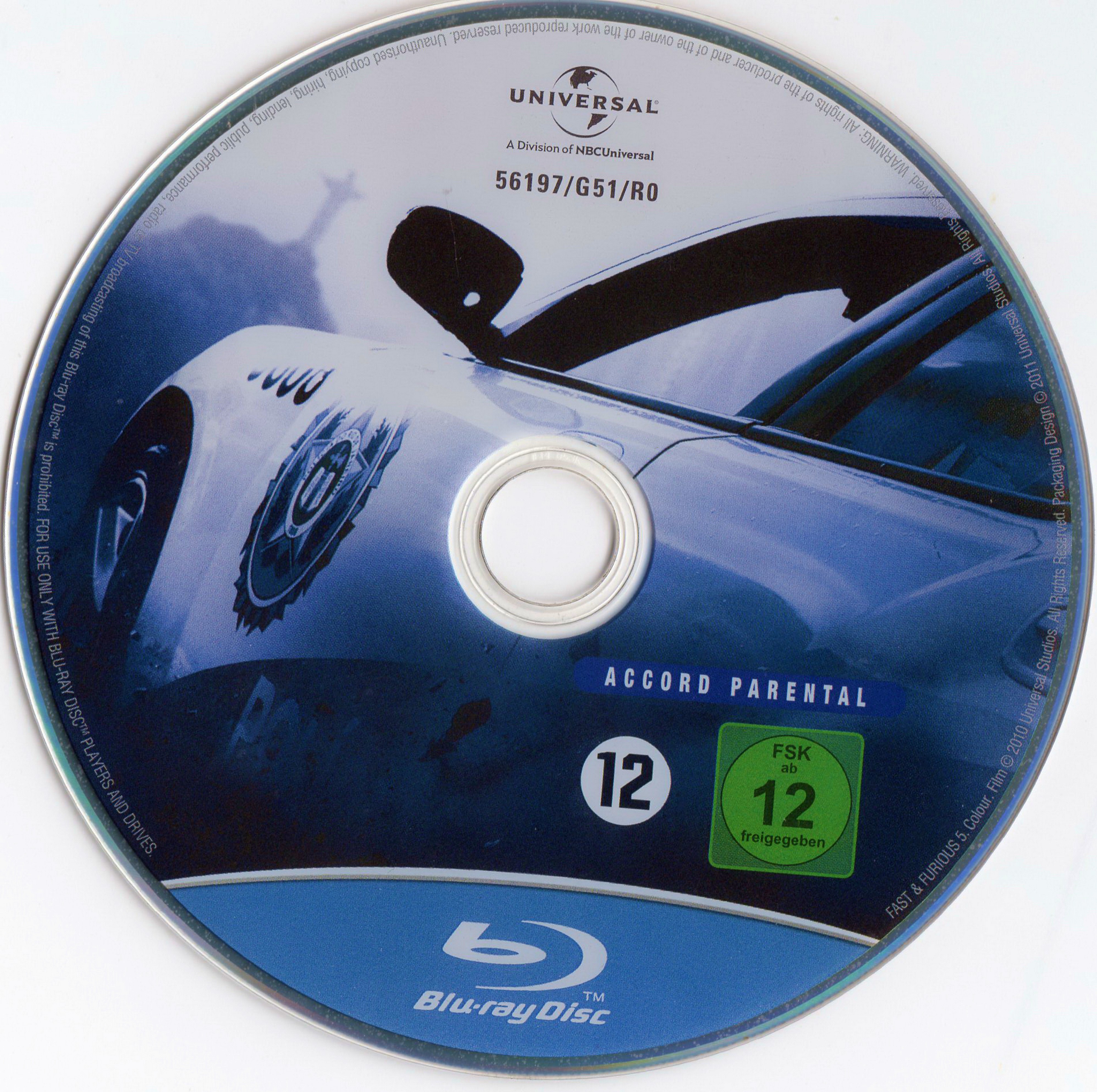 Fast and furious 5 (BLU-RAY)