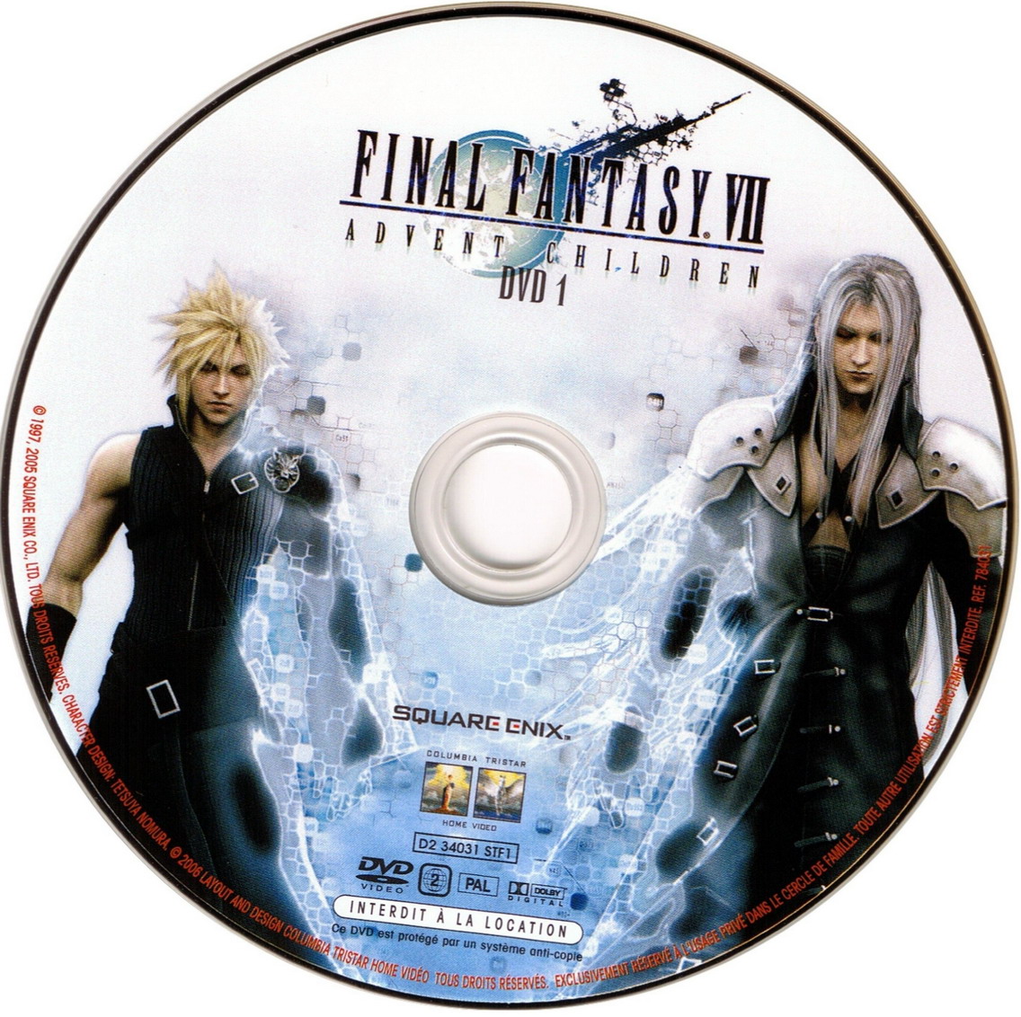 Final Fantasy VII Advent Children dvd 1