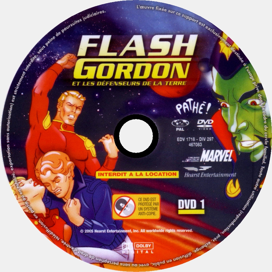 Flash Gordon et les dfenseurs de la terre DVD 01