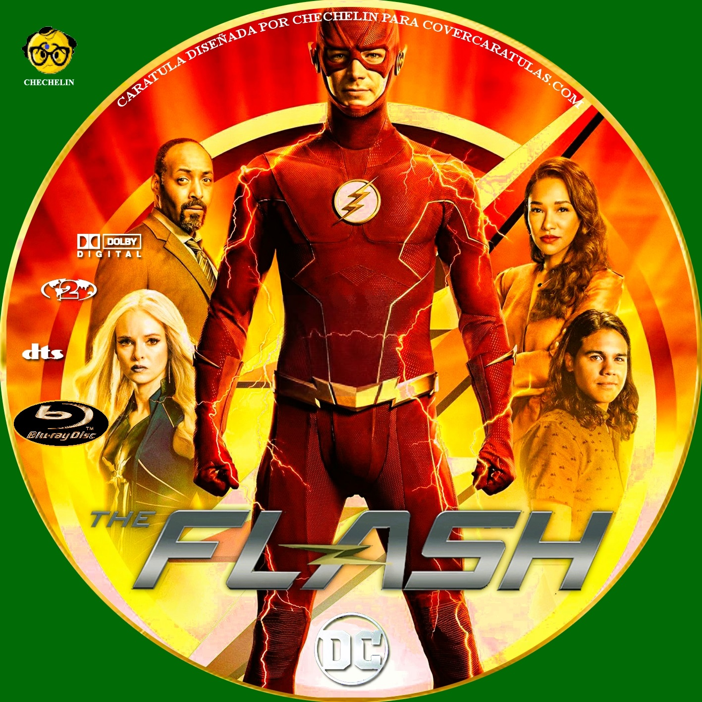 Flash saison 7 Blu ray Custom 