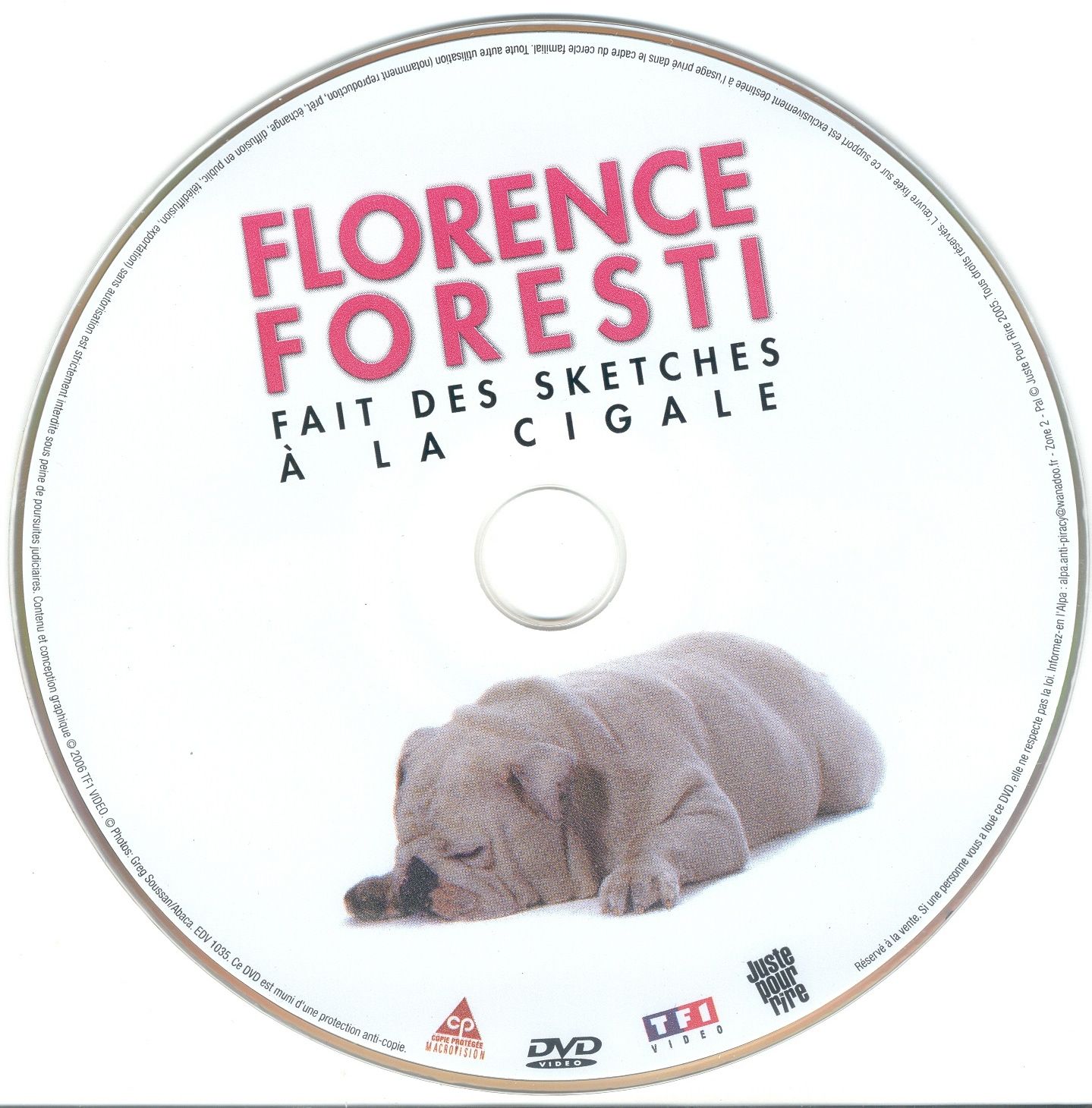 Florence Foresti fait des sketches  la cigale