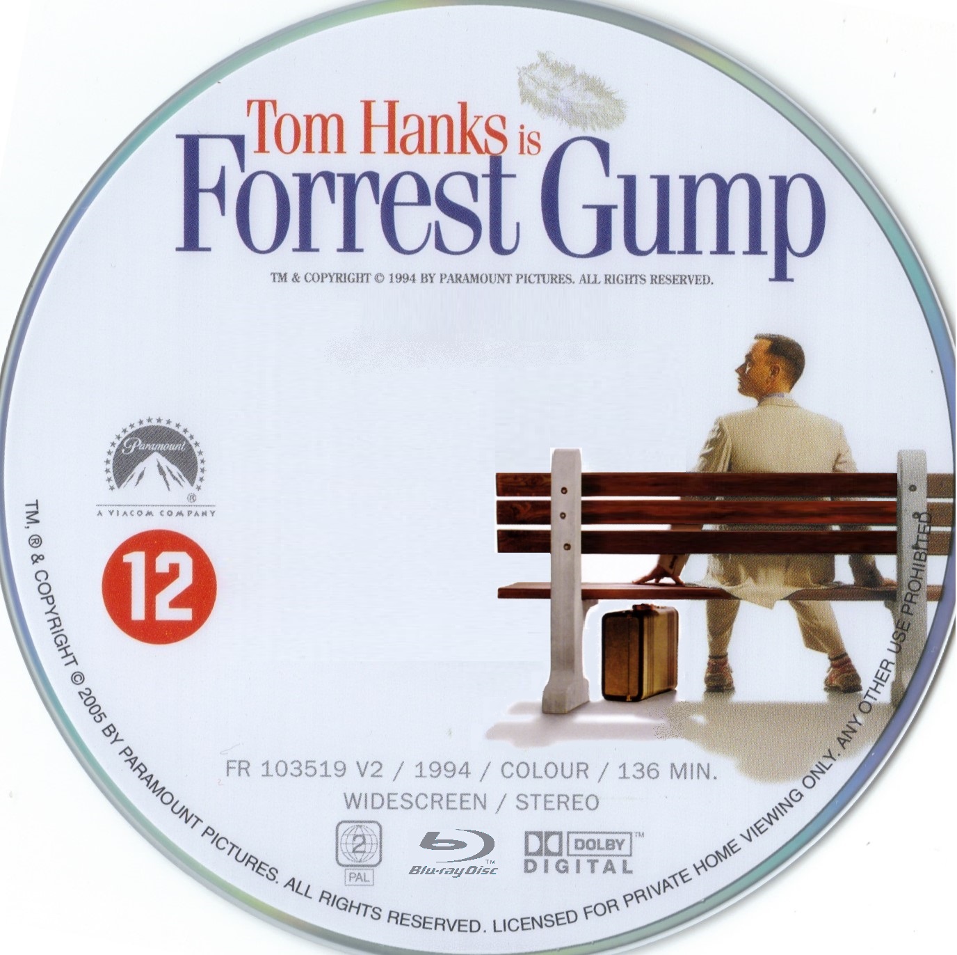 Forrest Gump custom (BLU-RAY)